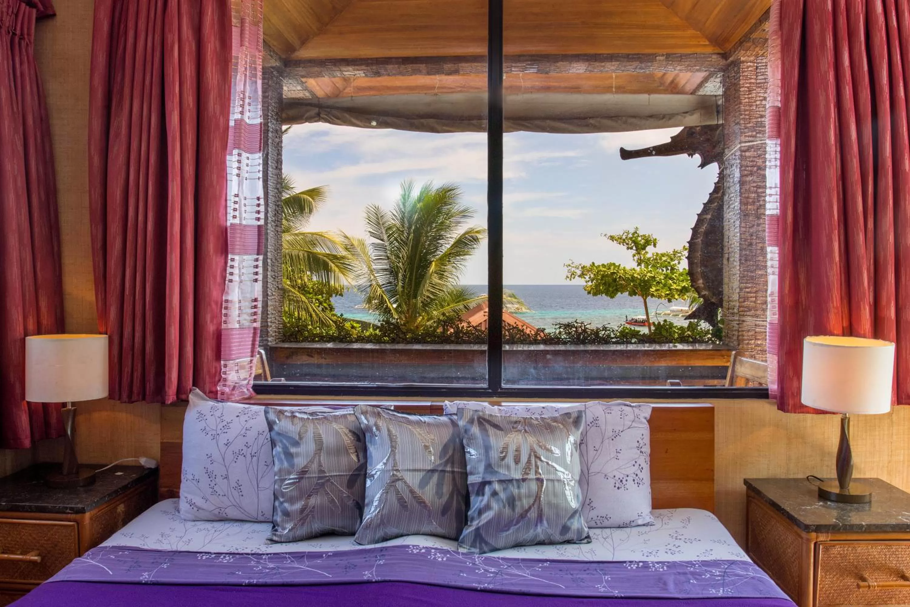 View (from property/room), Bed in Hayahay Resort