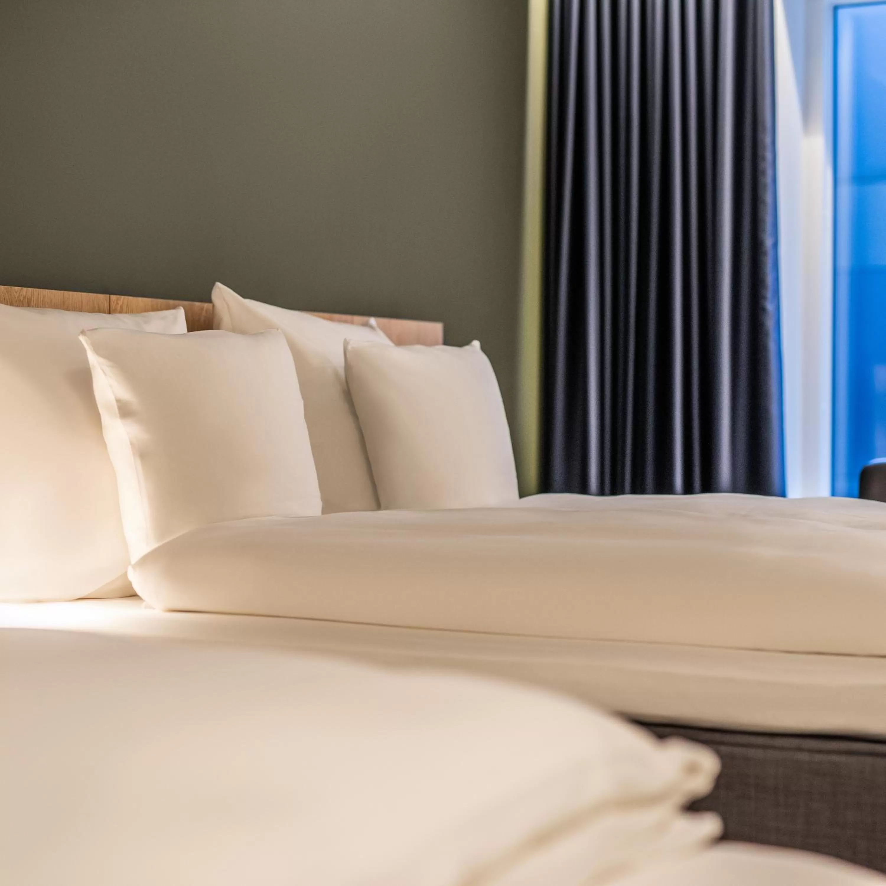 Bed in Comwell Copenhagen Portside Dolce by Wyndham