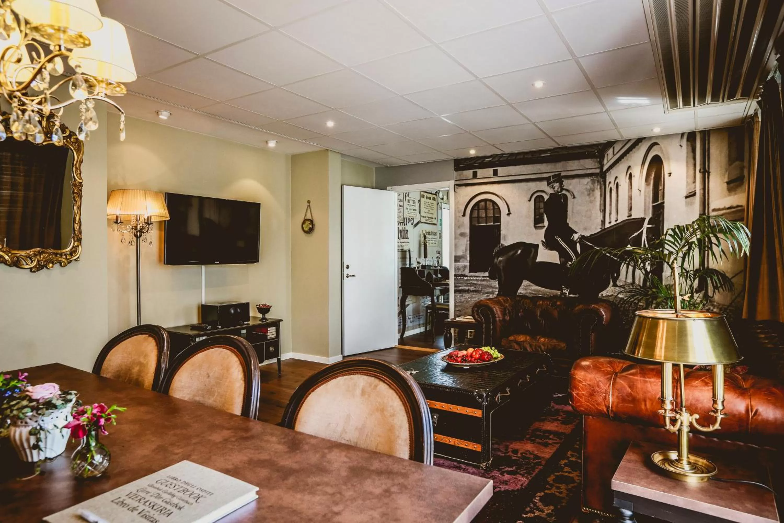 Living room in Freys Hotel