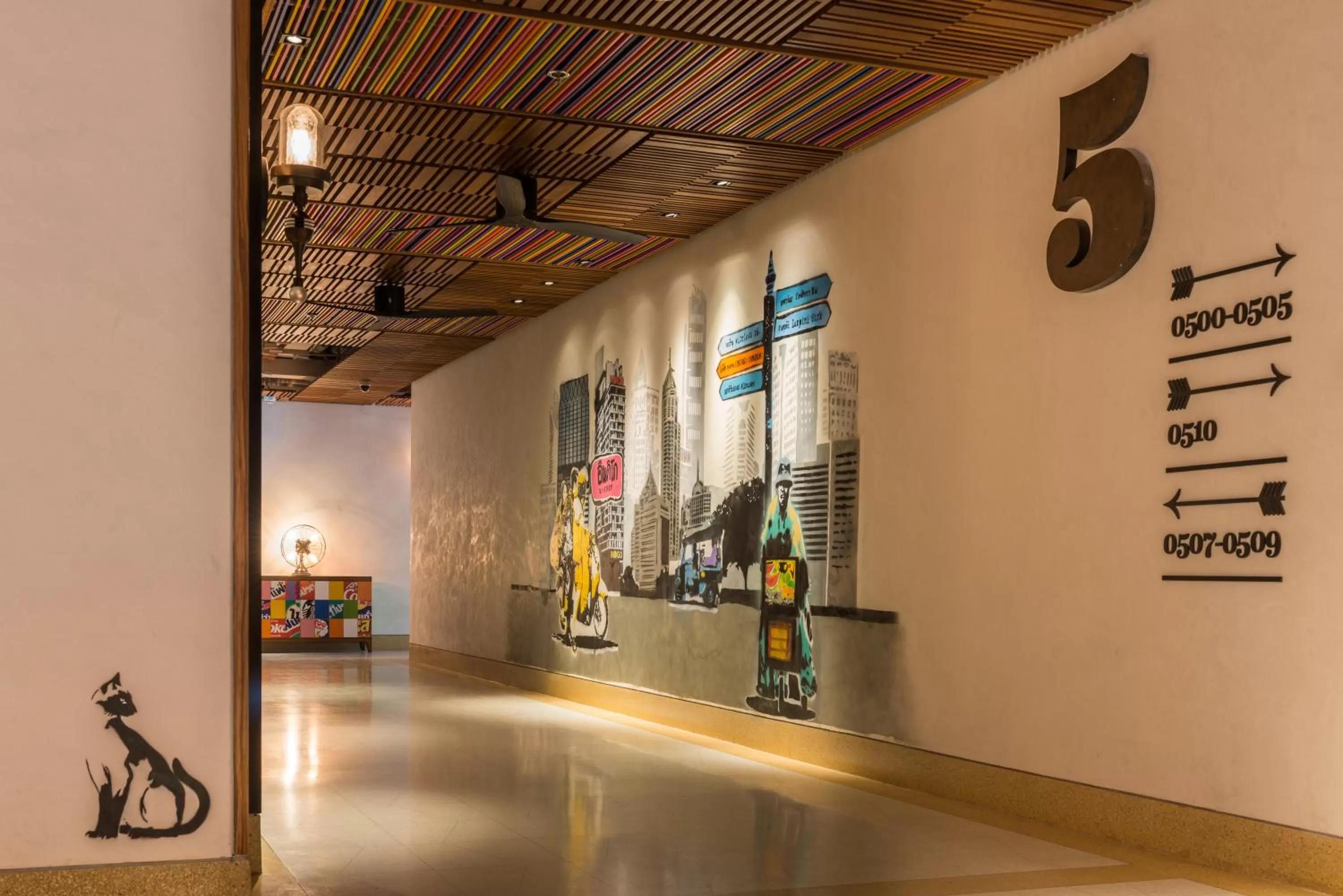 Decorative detail in Hotel Indigo Bangkok Wireless Road by IHG