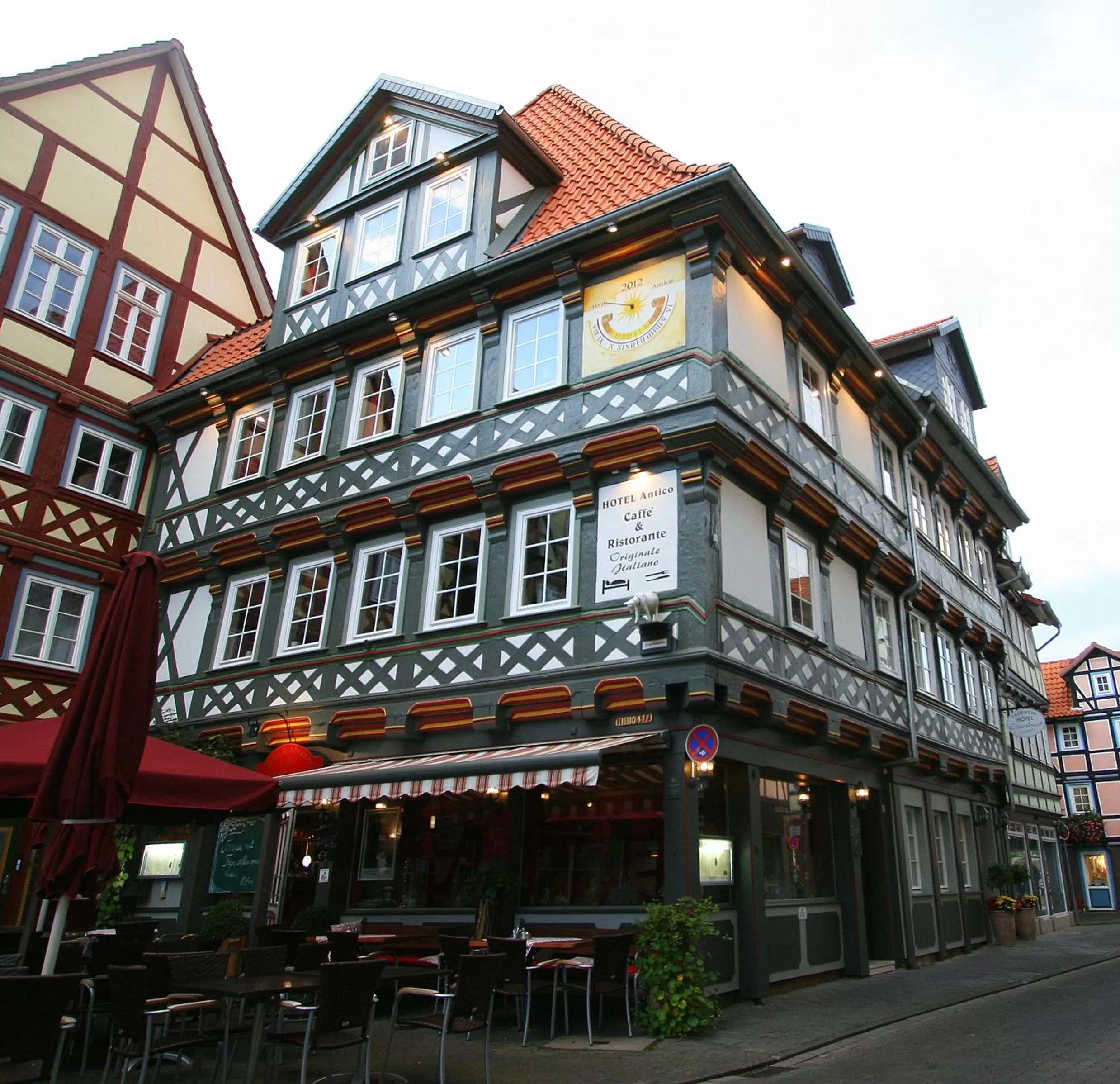 Facade/entrance, Property Building in Fachwerk-Hotel Eisenbart