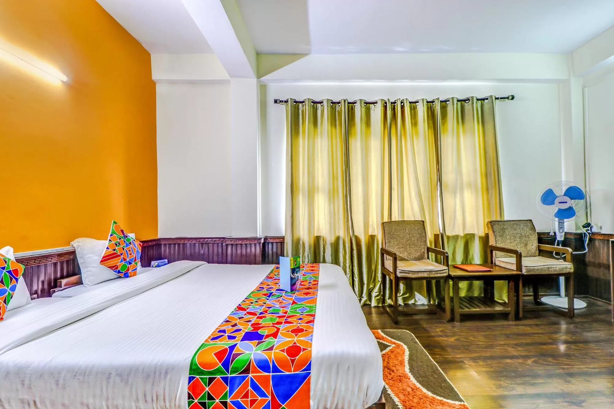 Seating area in FabHotel Oak Ridge Retreat I