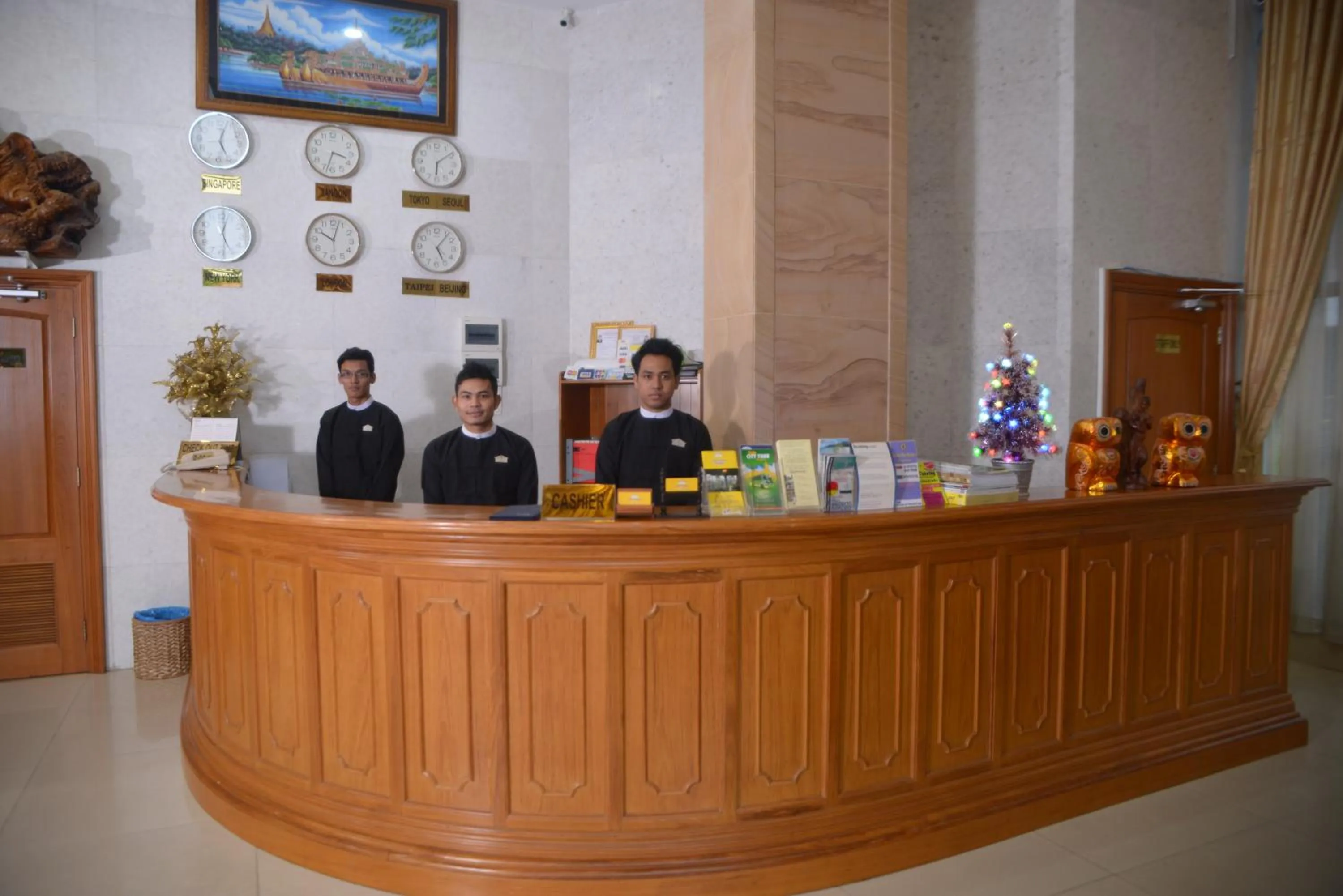 Lobby or reception in Hotel Sidney