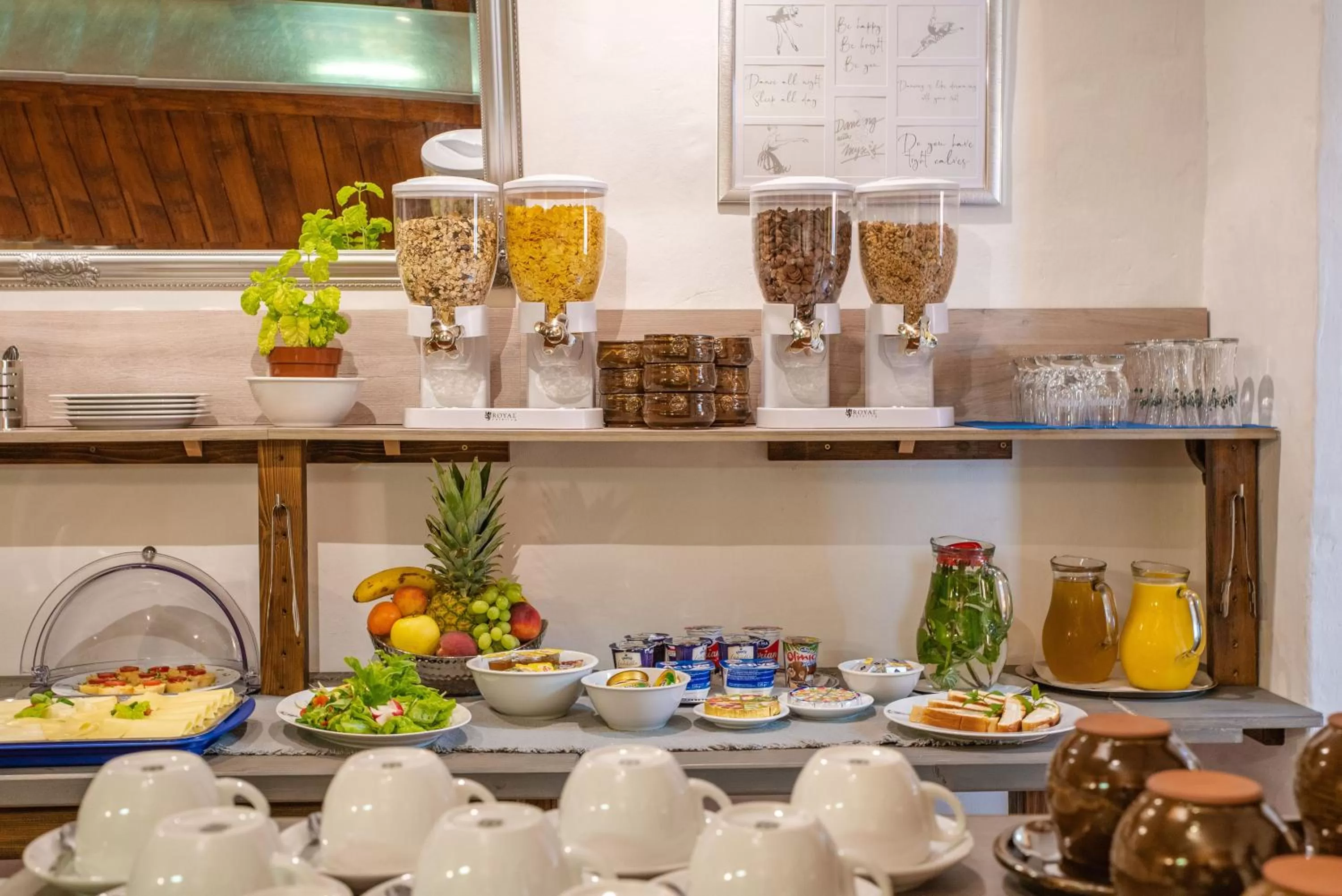 Breakfast in Ubytování u BÍLÉ PANÍ