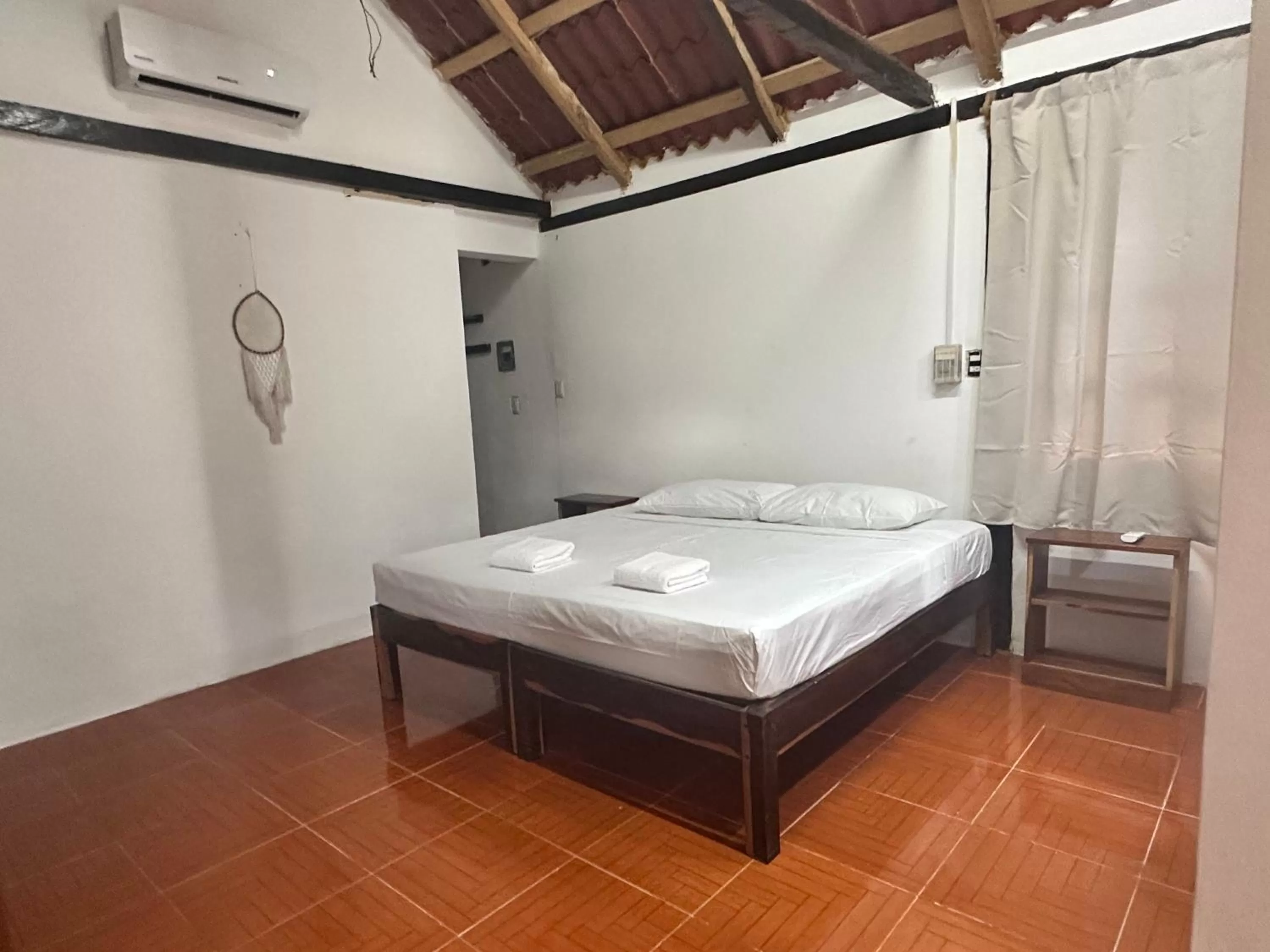 Bed in Hotel Bacalar Sunshine