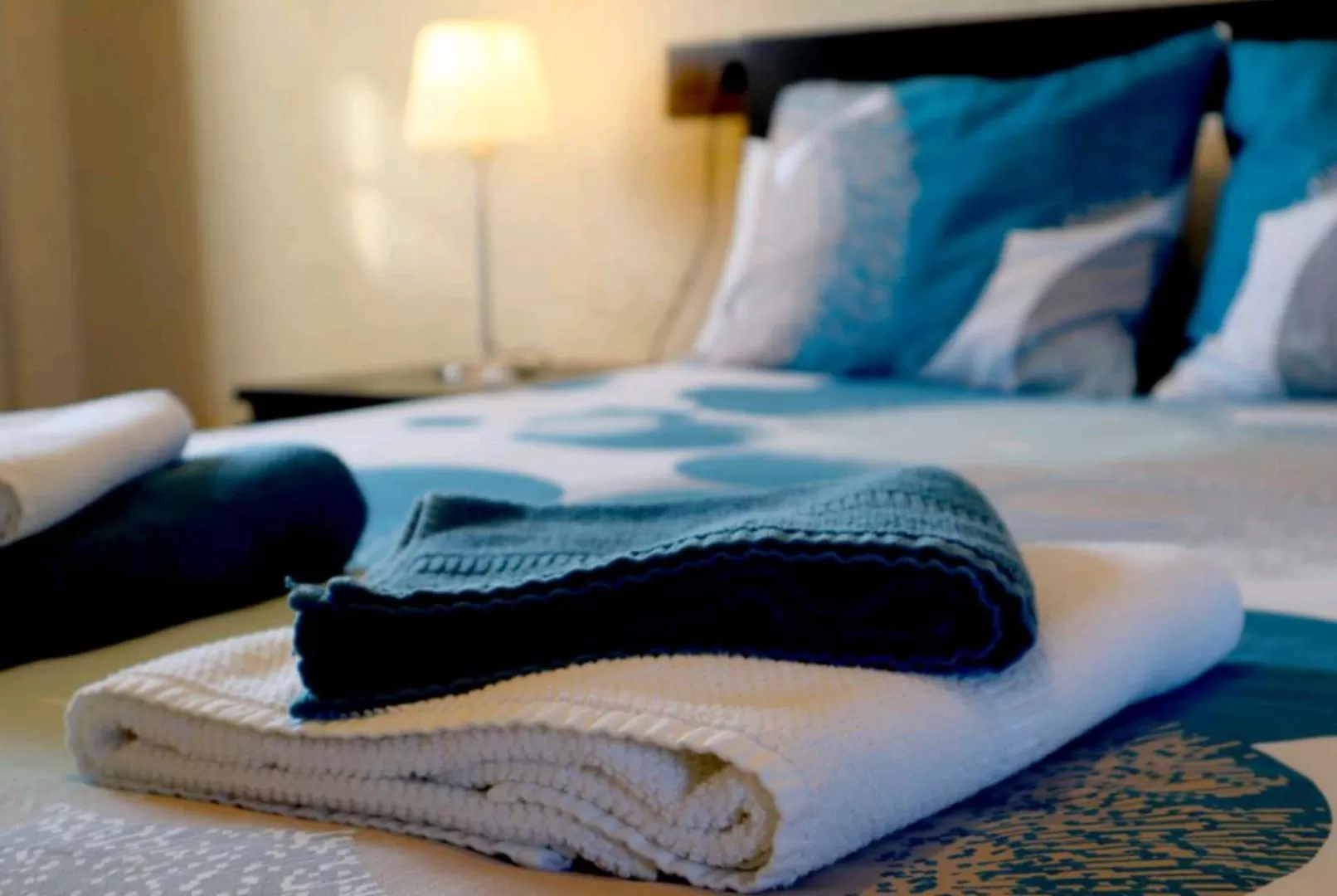 towels, Bed in Casa Rural Ecuestre