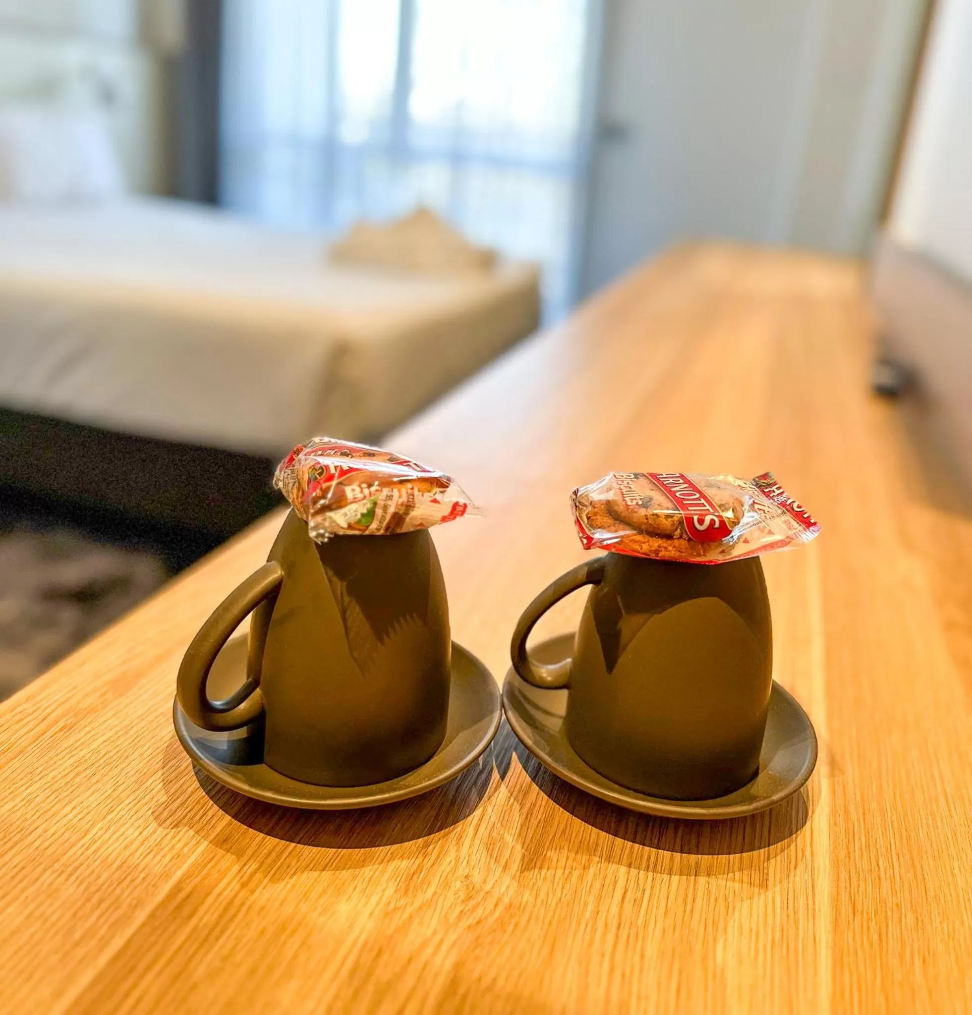 Coffee/tea facilities, Bed in Pippi's at the Point