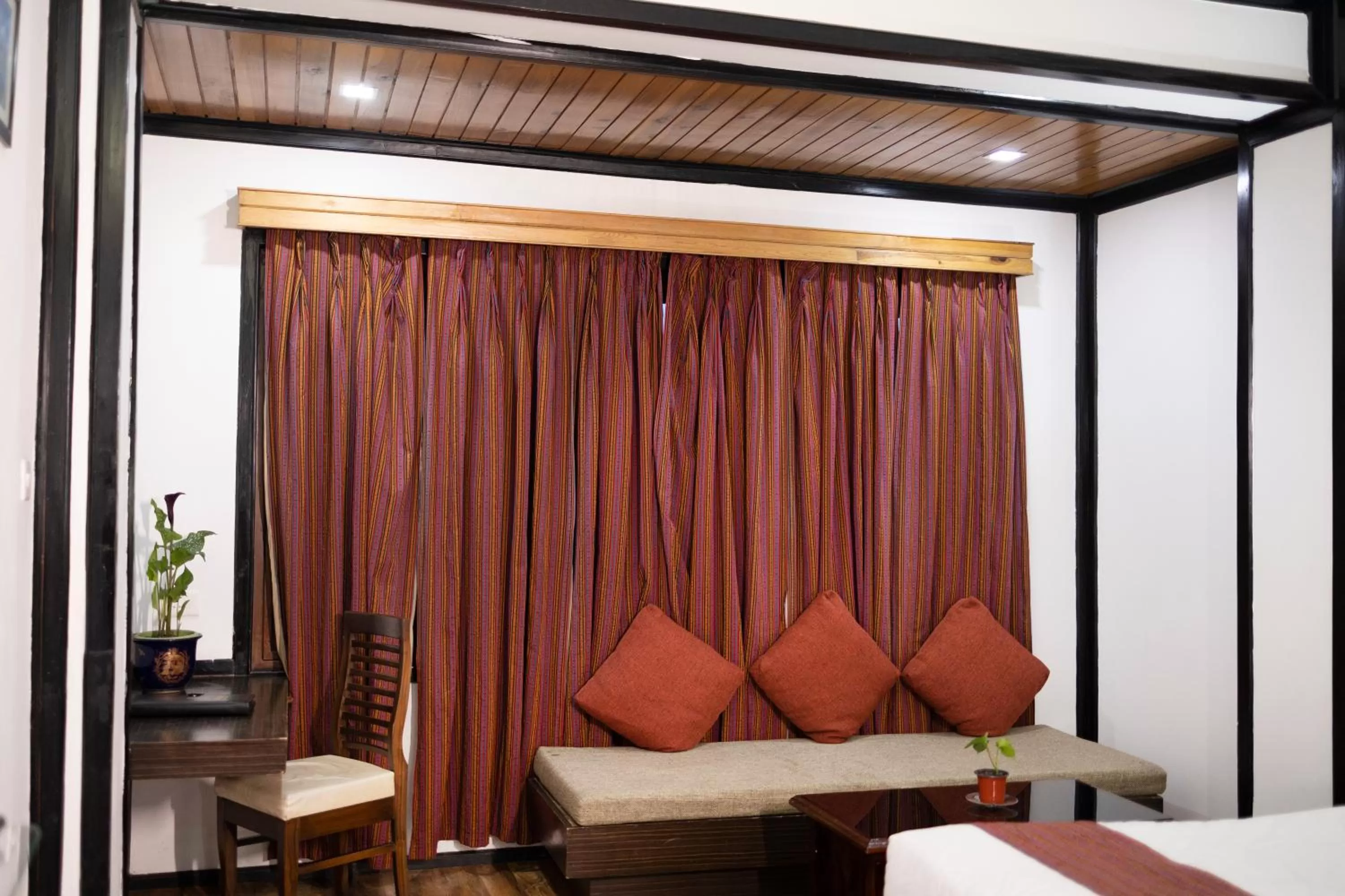 Living room, Bed in Yangthang Heritage