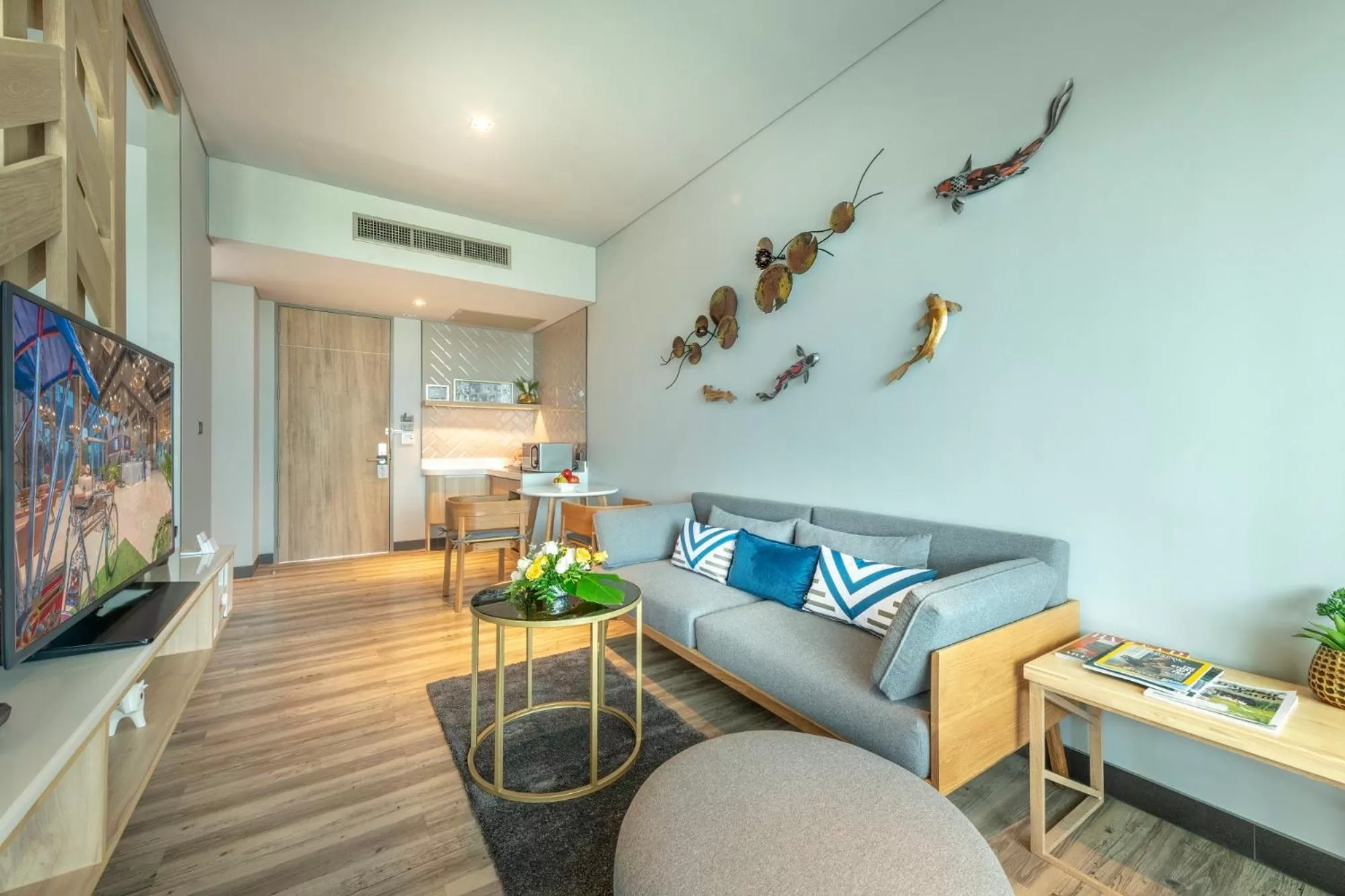 Living room in AisanA Hotel Korat