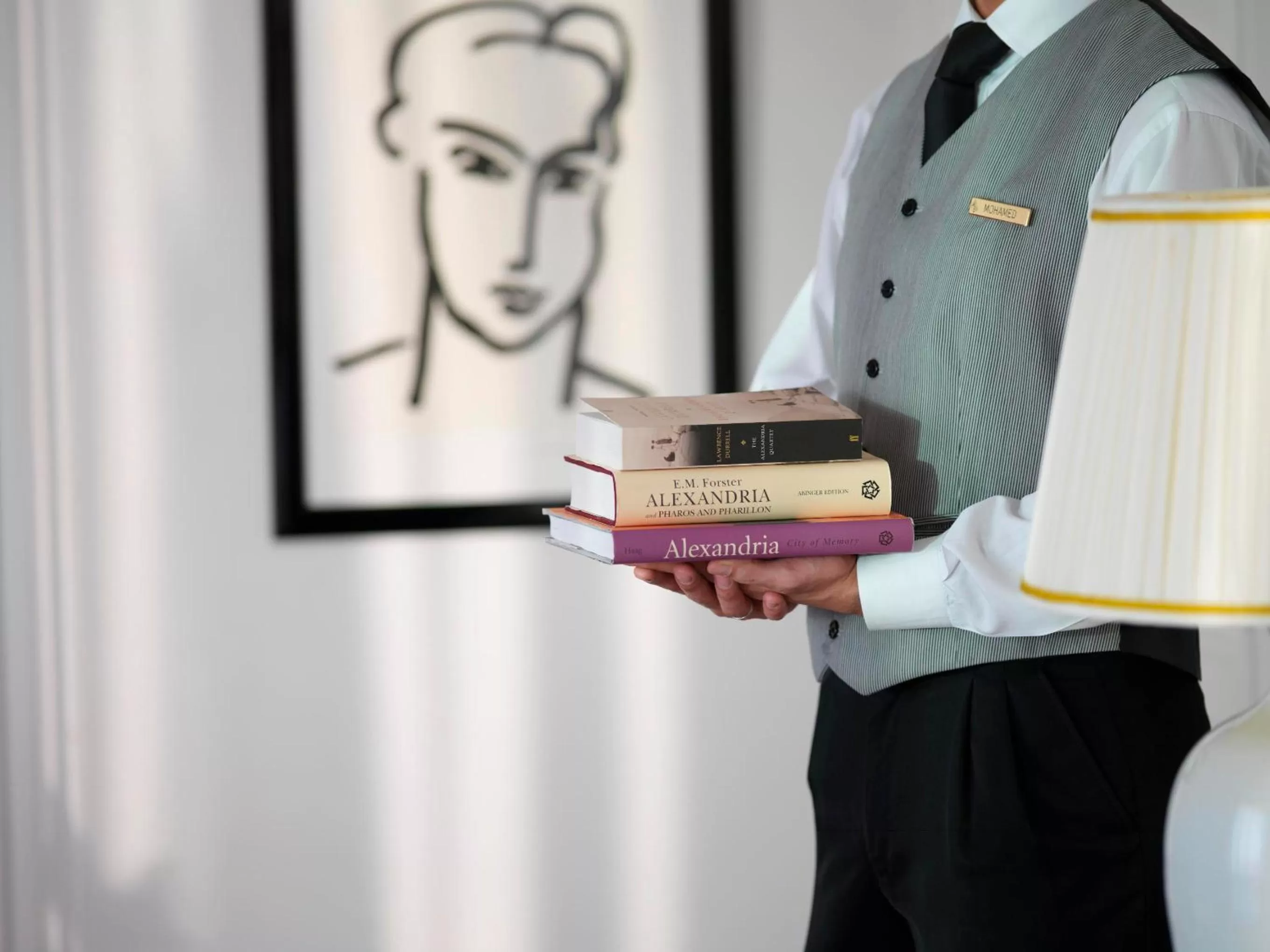 Decorative detail in Four Seasons Hotel Alexandria At San Stefano