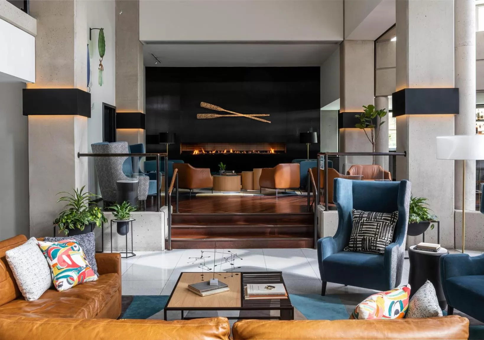 Seating area in Hotel Murano