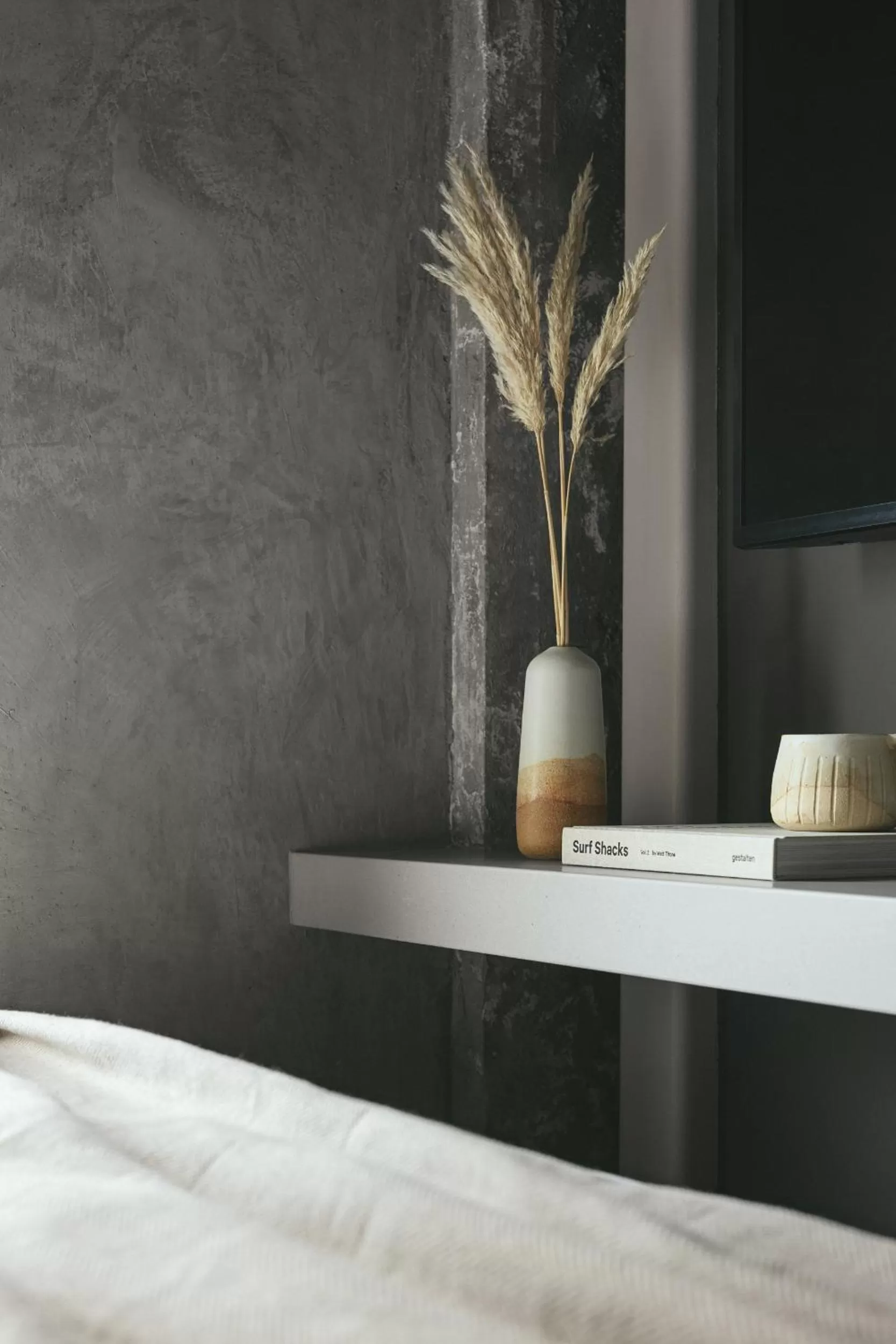 Decorative detail, Bed in Drift Santa Barbara, a Member of Design Hotels