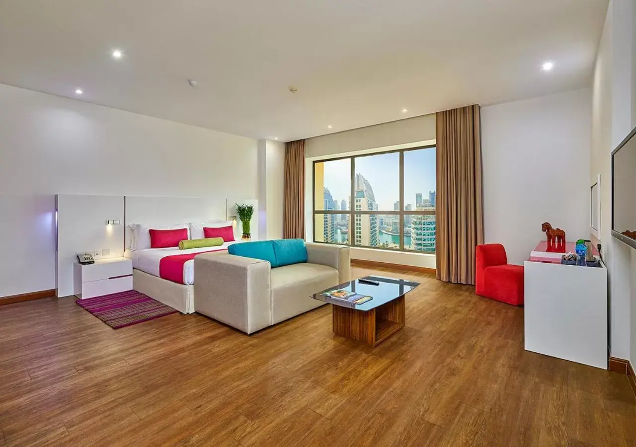 Deluxe King Room, including Complimentary Beach Accessories in Ramada Hotel, Suites and Apartments by Wyndham Dubai JBR Deluxe King Room, including Complimentary Beach Accessories in Ramada Hotel, Suites and Apartments by Wyndham Dubai JBR