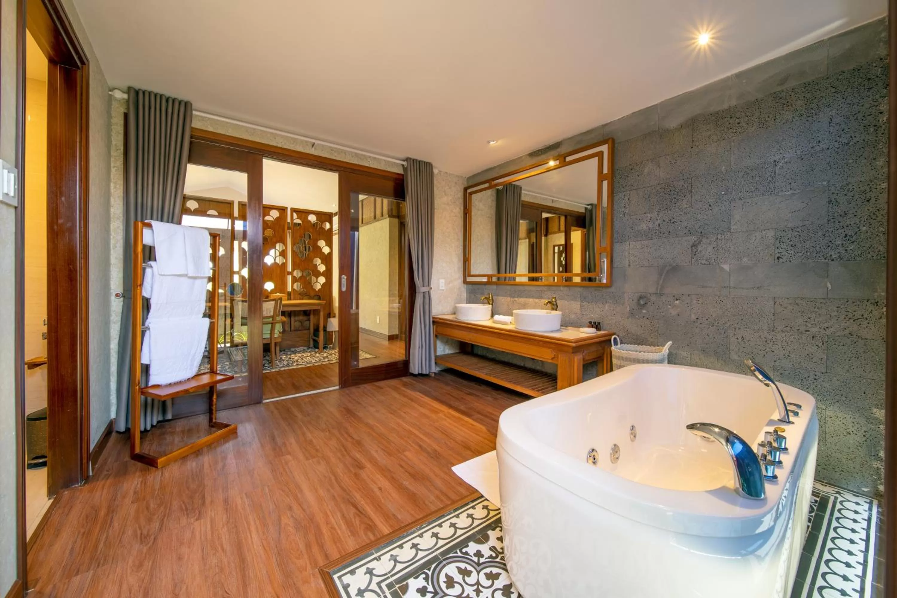 Bed in Sao Mai Beach Resort