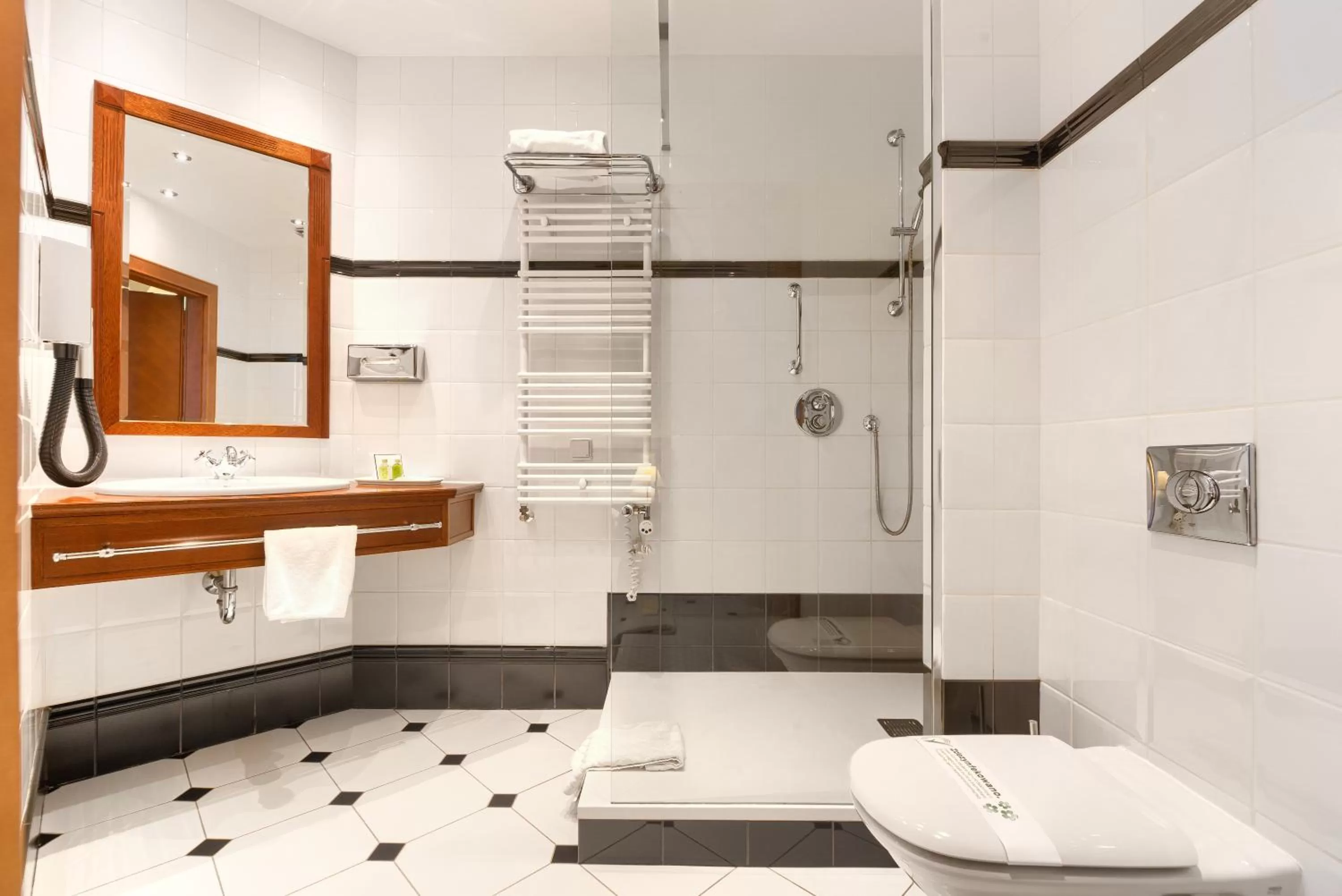 Shower in Park Hotel