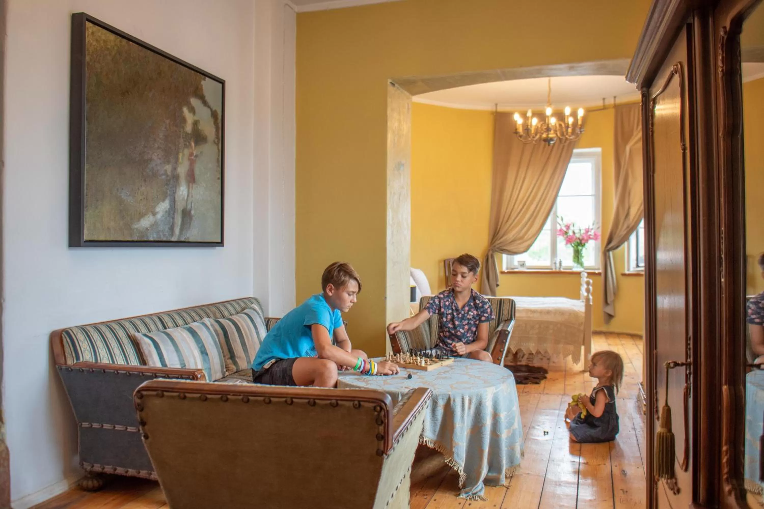Seating area in Roberta Hercberga Apartamenti
