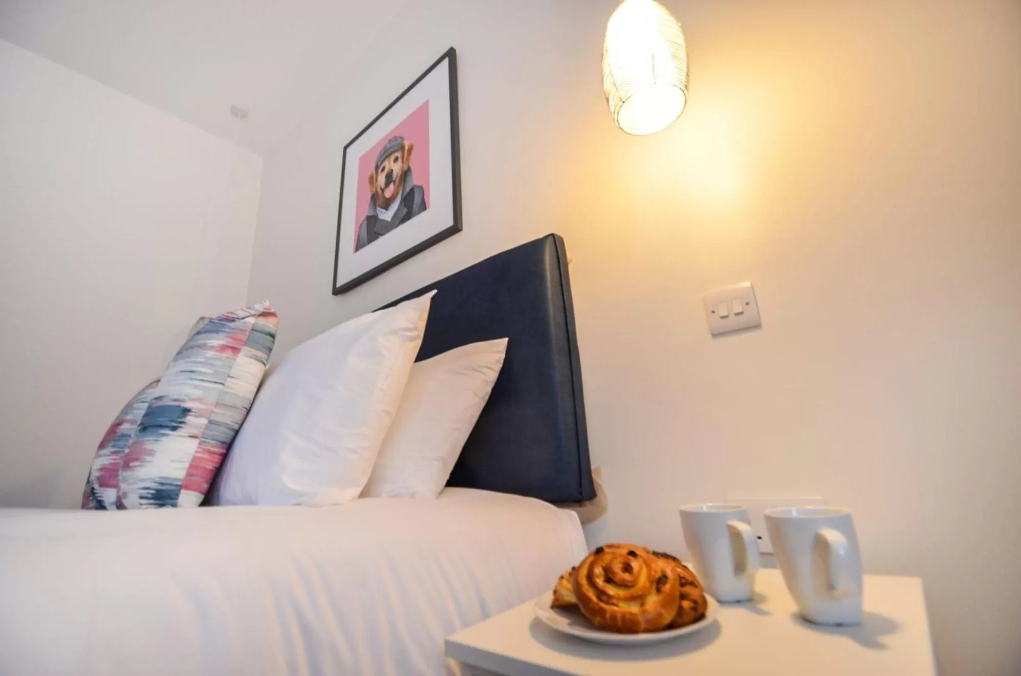 Bed in The Birchover Residences Trent Bridge