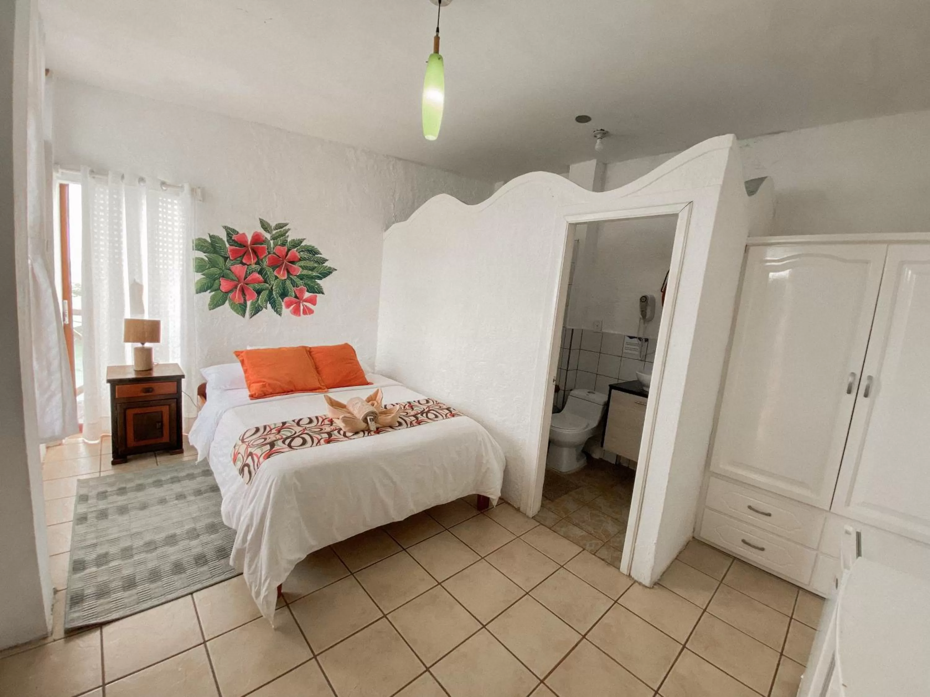 Bed in Hotel Miconia