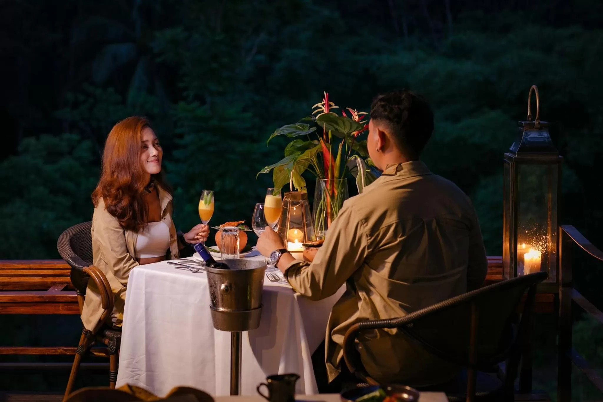 Restaurant/places to eat in Kachonghills Tented Resort Trang