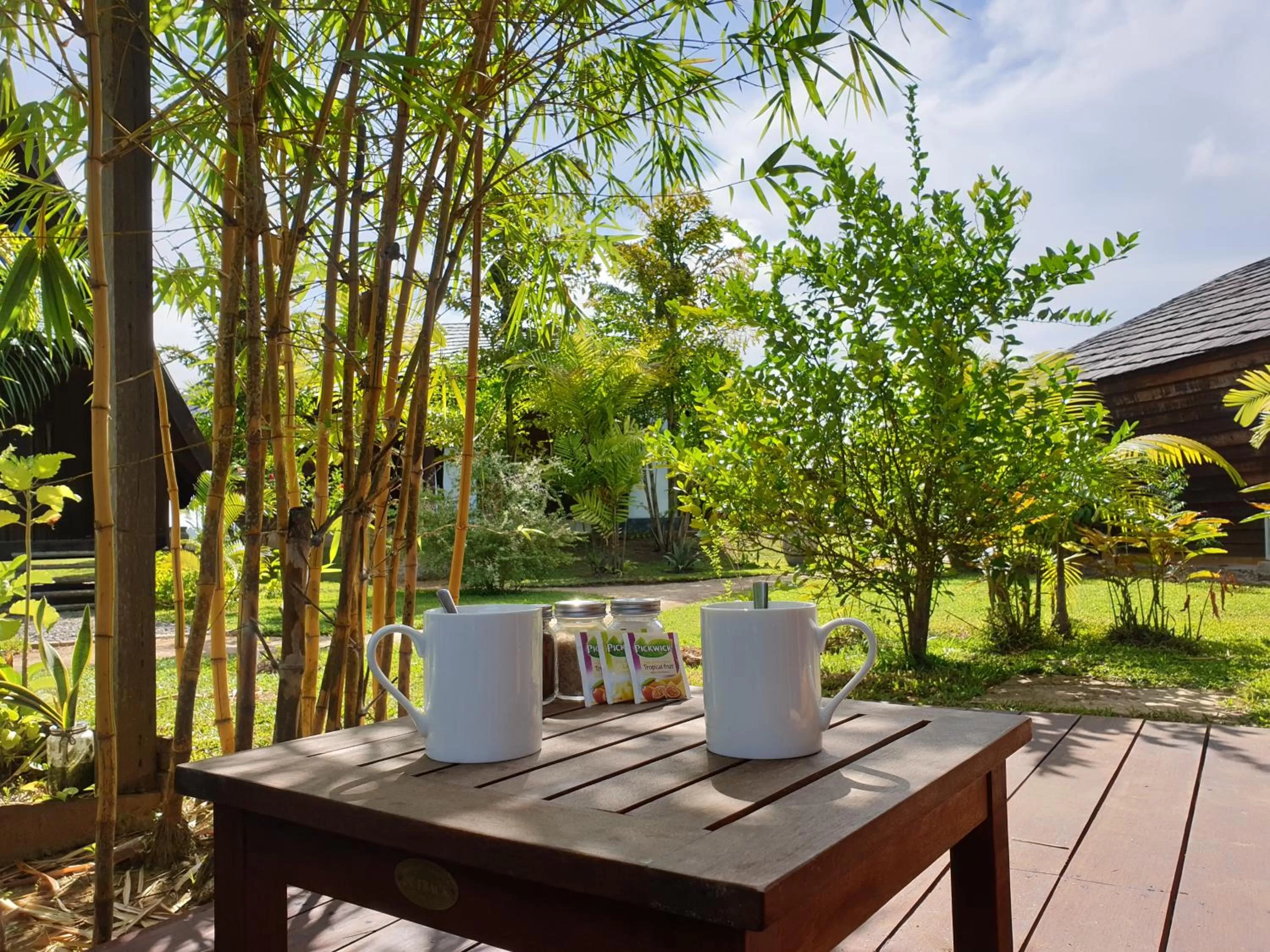 Patio in Houttuyn Wellness River Resort