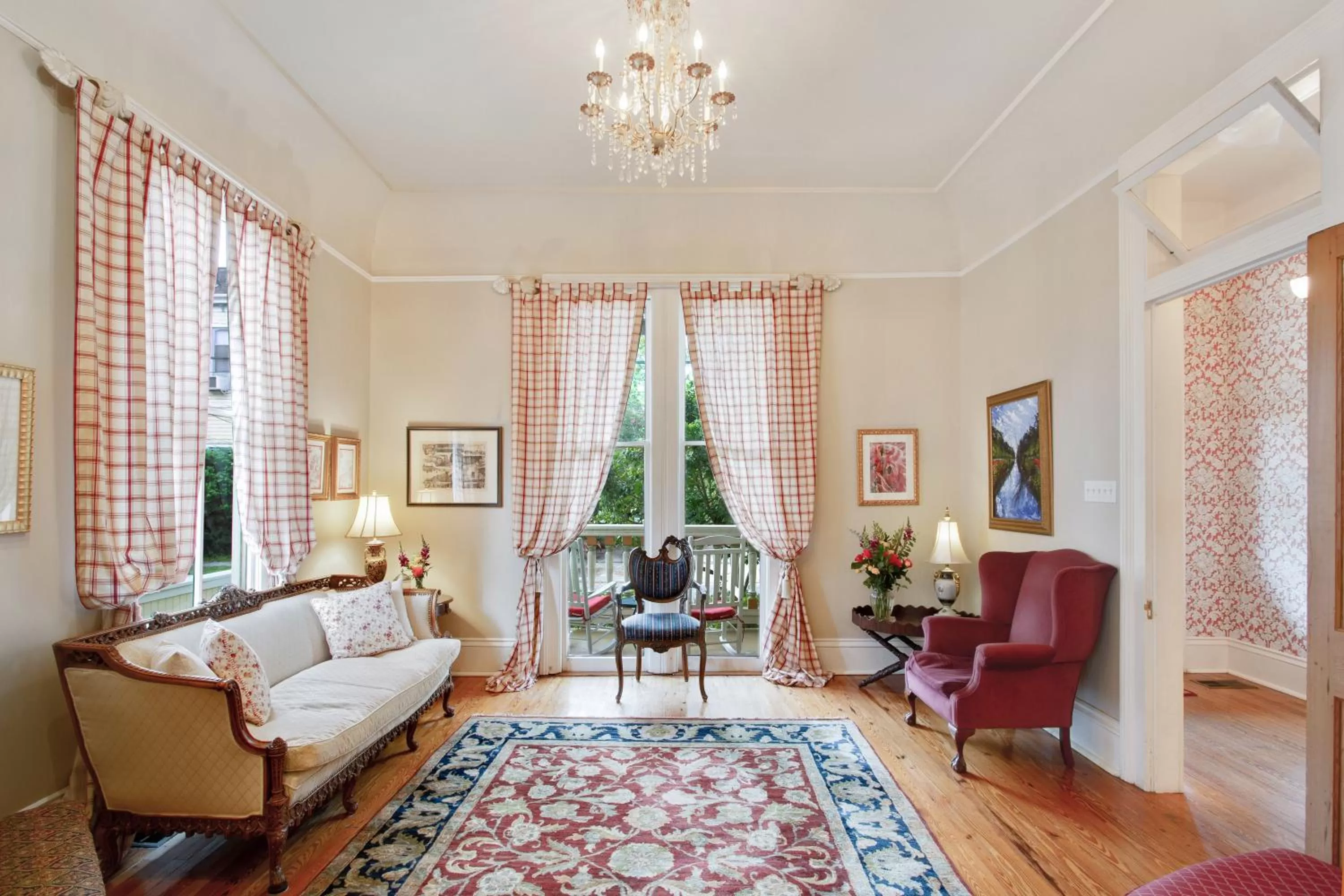 Living room in Maison Perrier Bed & Breakfast