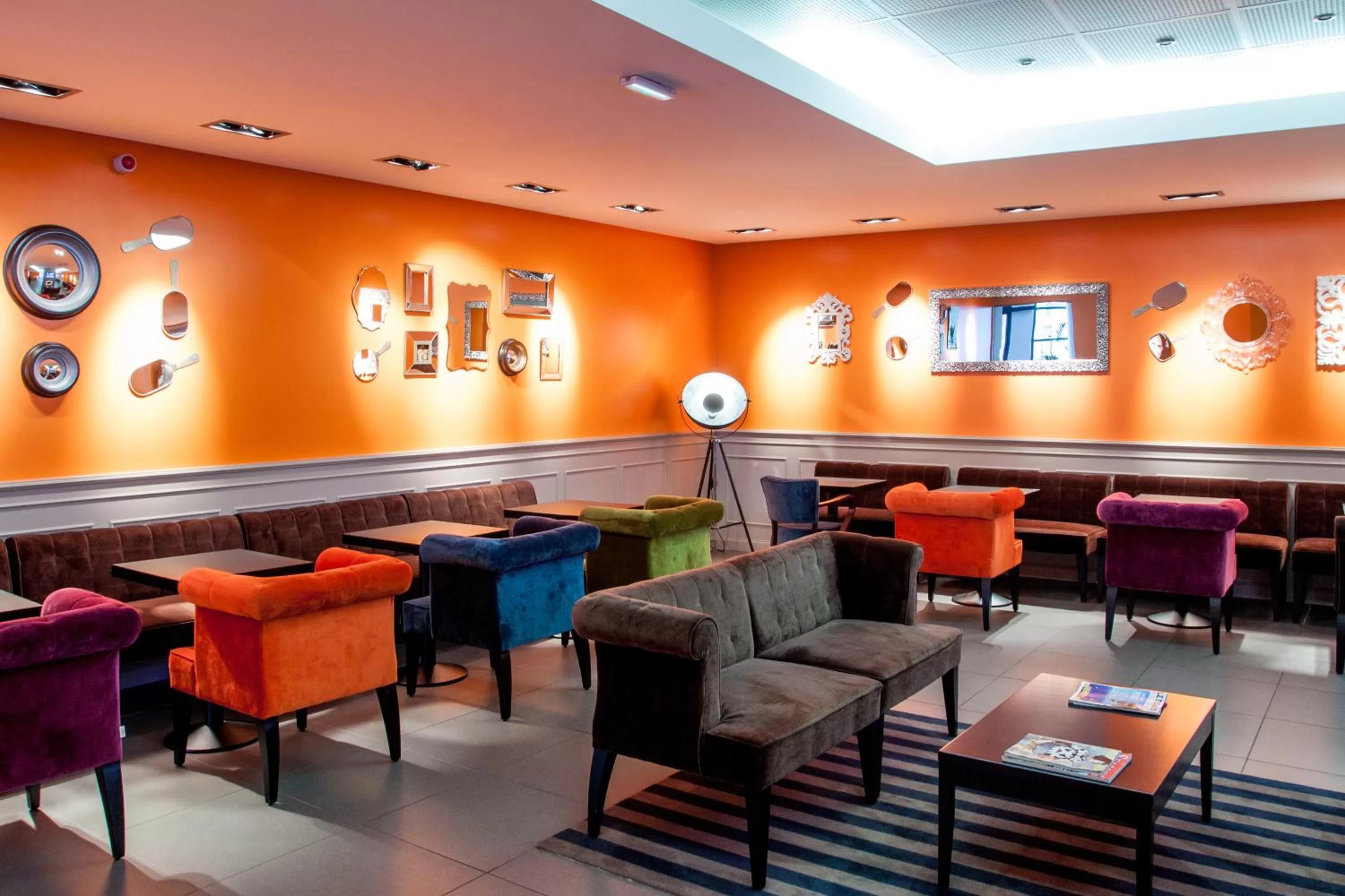 Lounge or bar in Hôtel Panorama