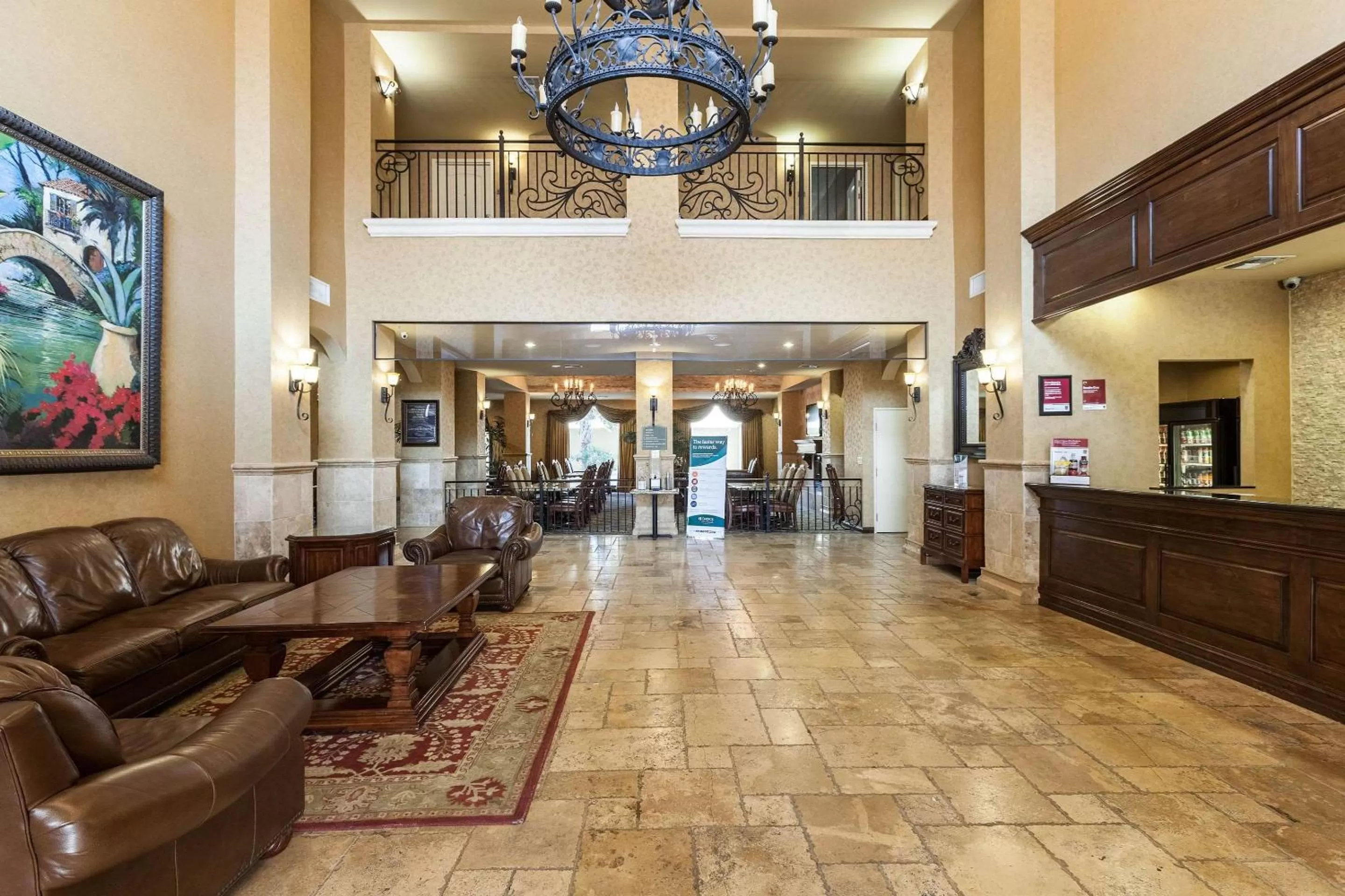 Lobby or reception in Comfort Suites Alamo-River walk