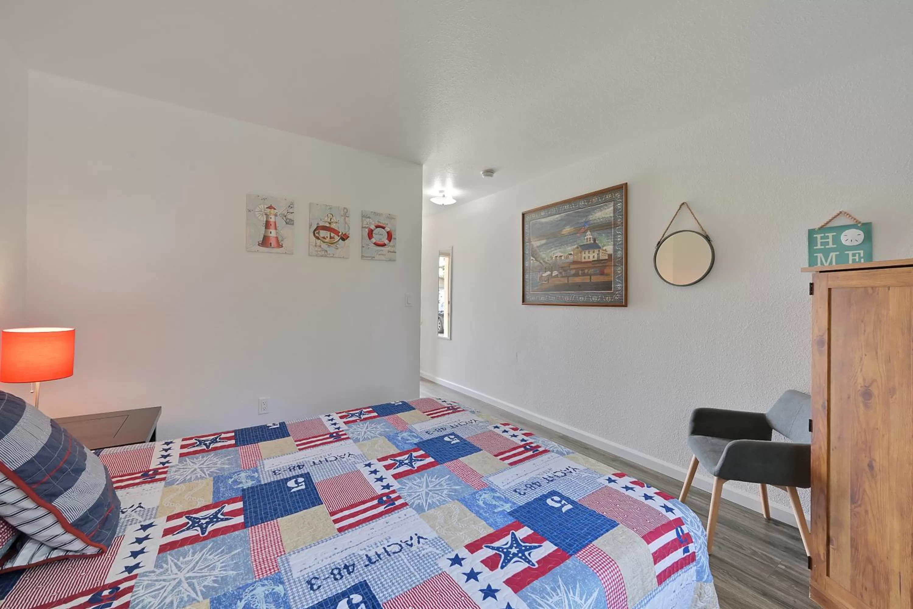 Bed in Brownsville Motel