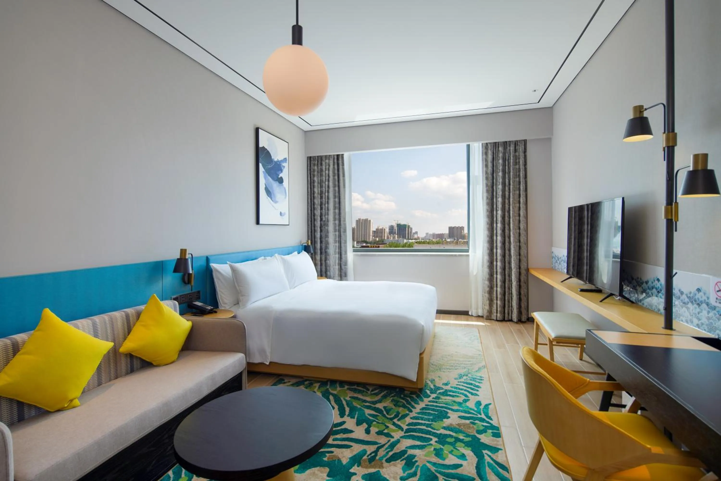Bedroom, Bed in Hilton Garden Inn Changchun Economic Development Zone