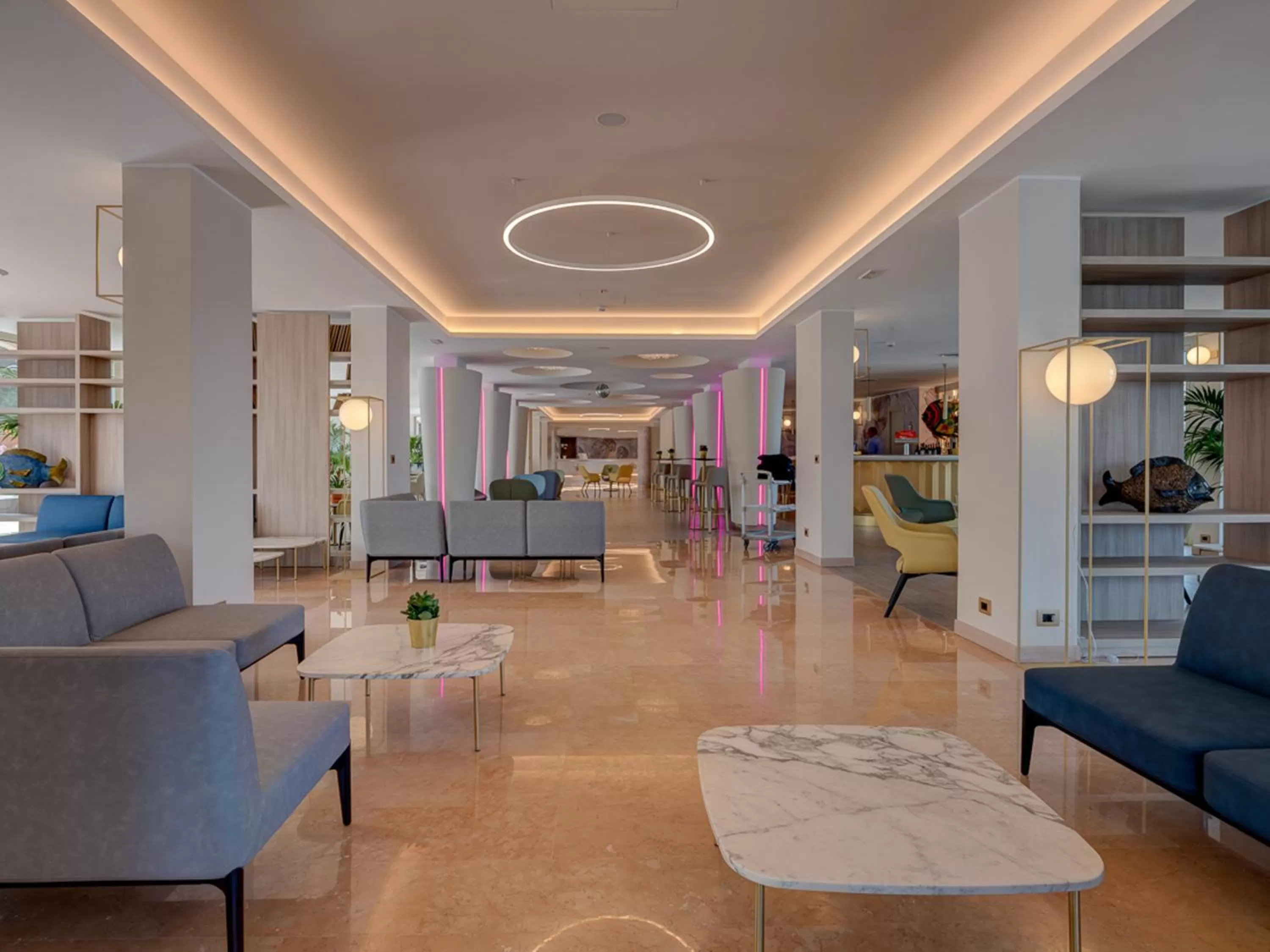 Lobby or reception in Hotel Antares