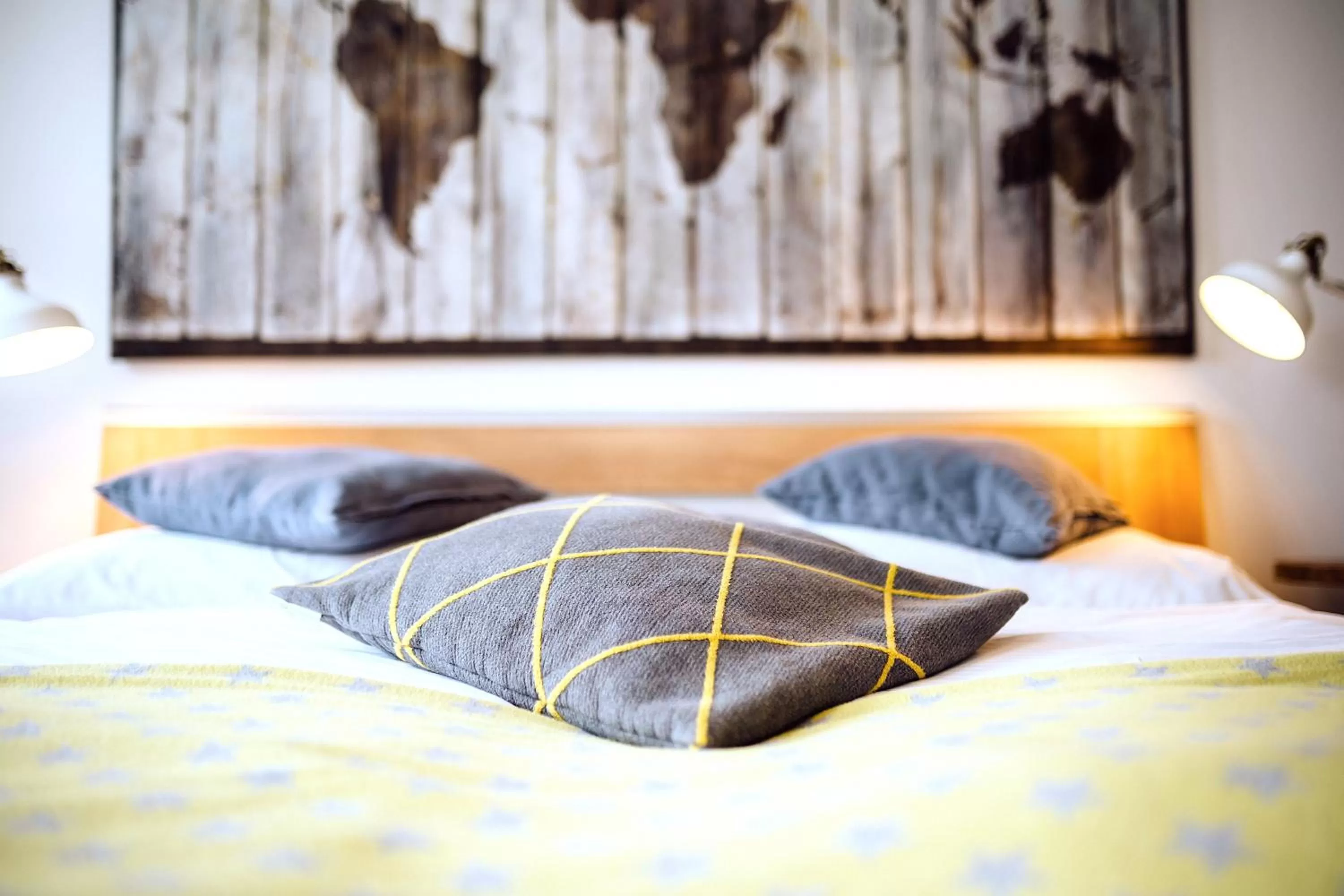 Bed in Das Hotel Stern 24h self-check-in