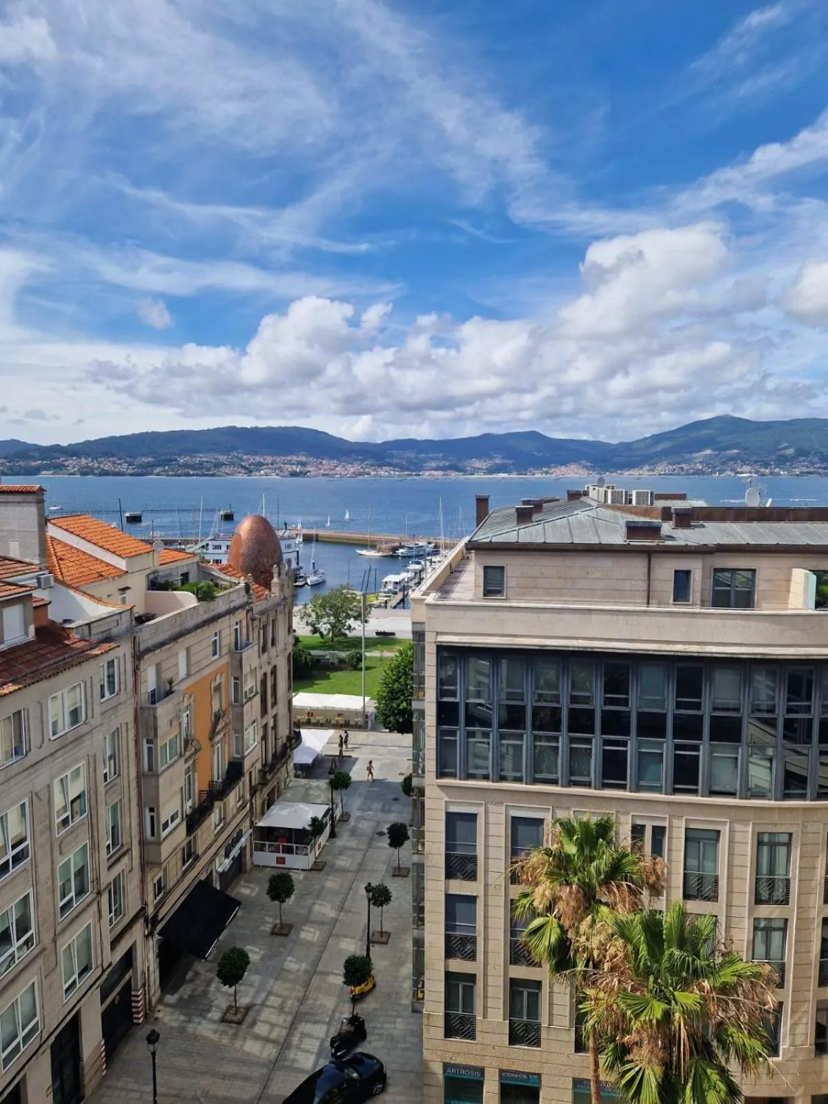 Balcony/Terrace in Hotel America Vigo