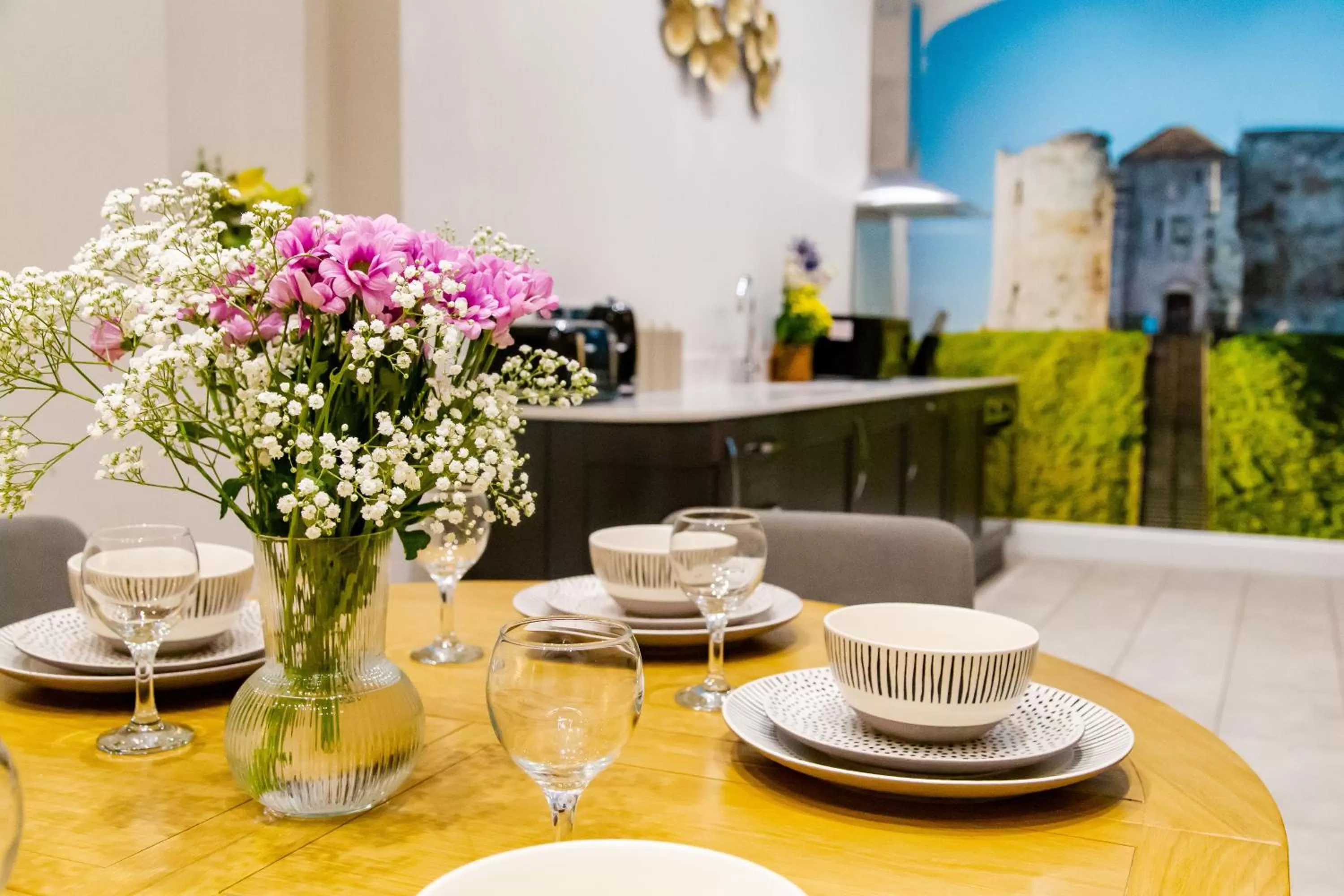 Seating area in Goodramgate Apartments