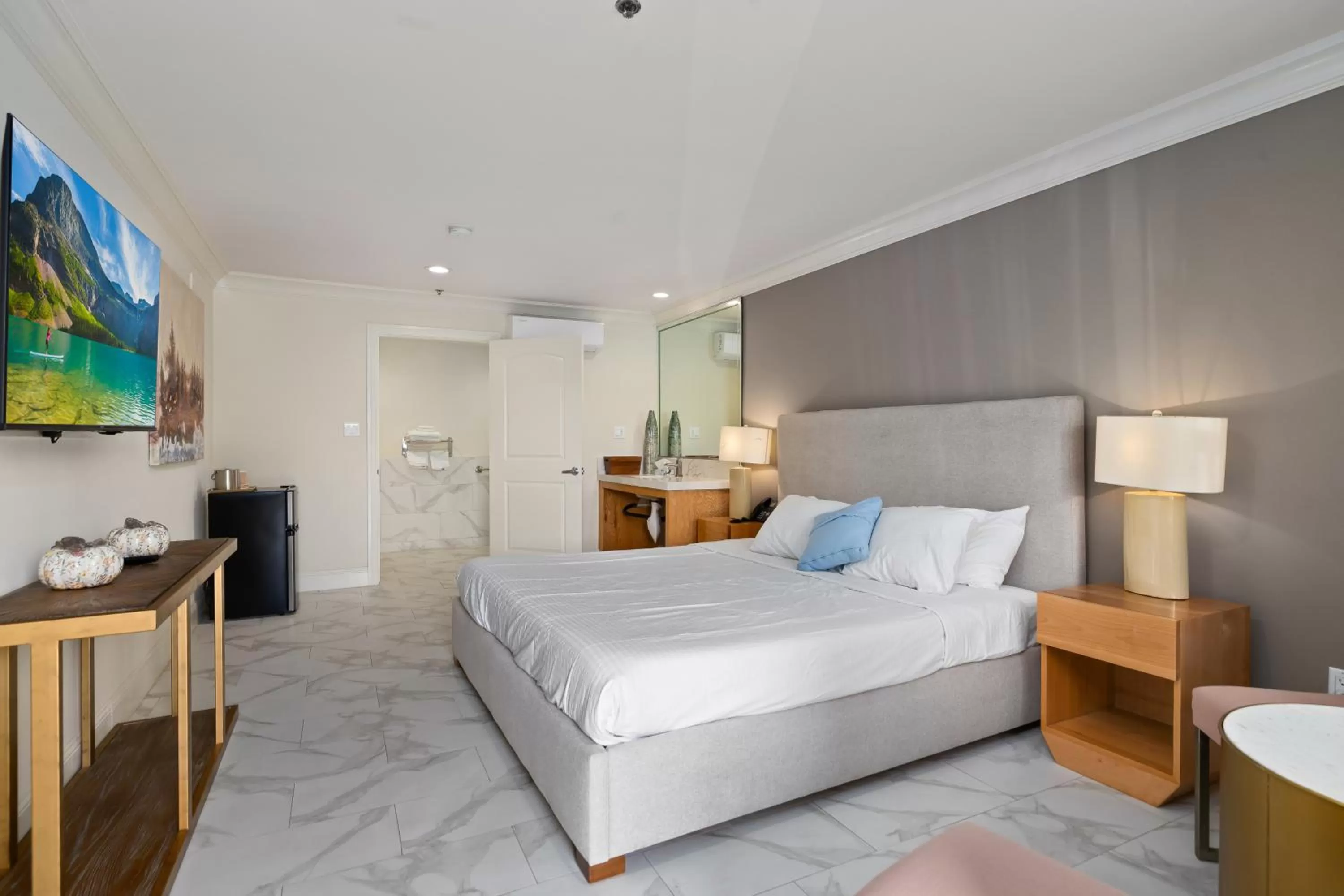 Bed in Hotel Huntington