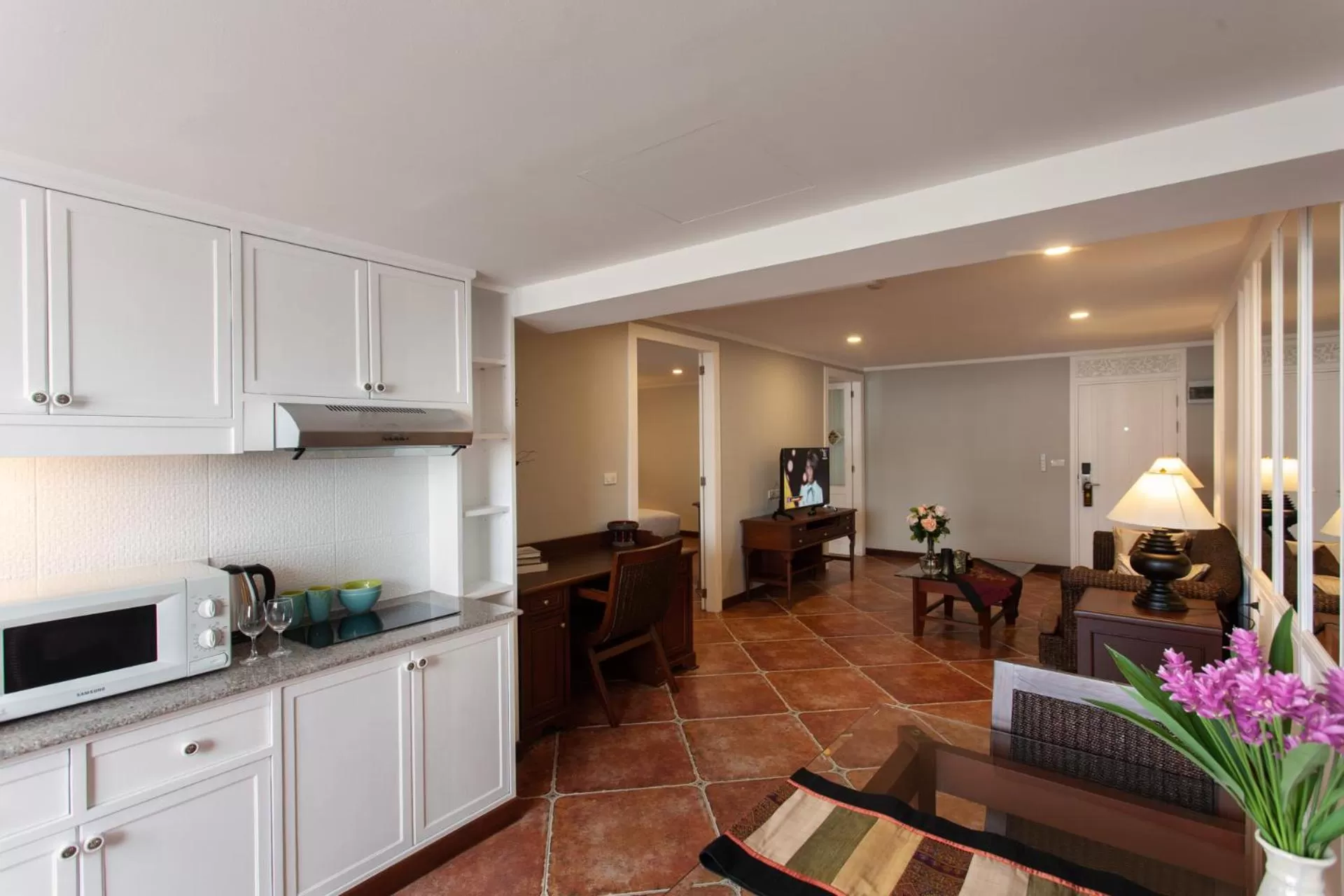 Kitchen or kitchenette in Viangbua Mansion