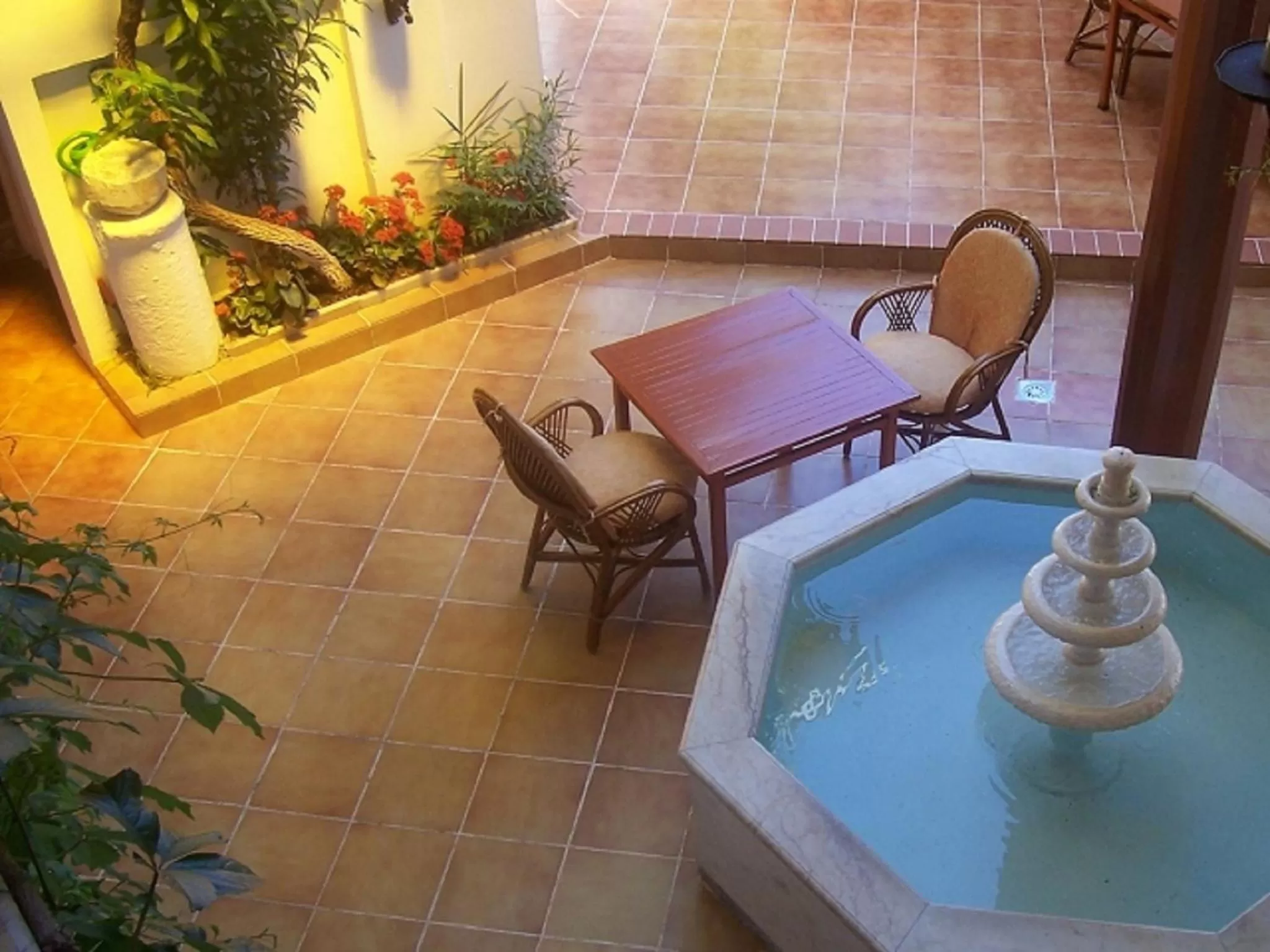 Patio in Frankfurt Hotel