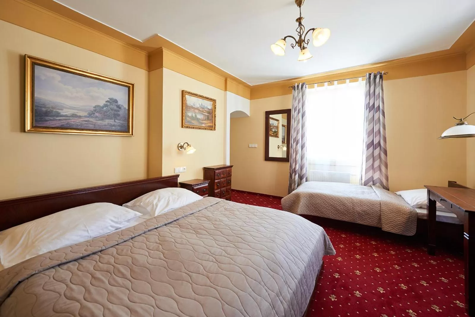 Bed in Hotel Stará Pekárna s privátním wellness