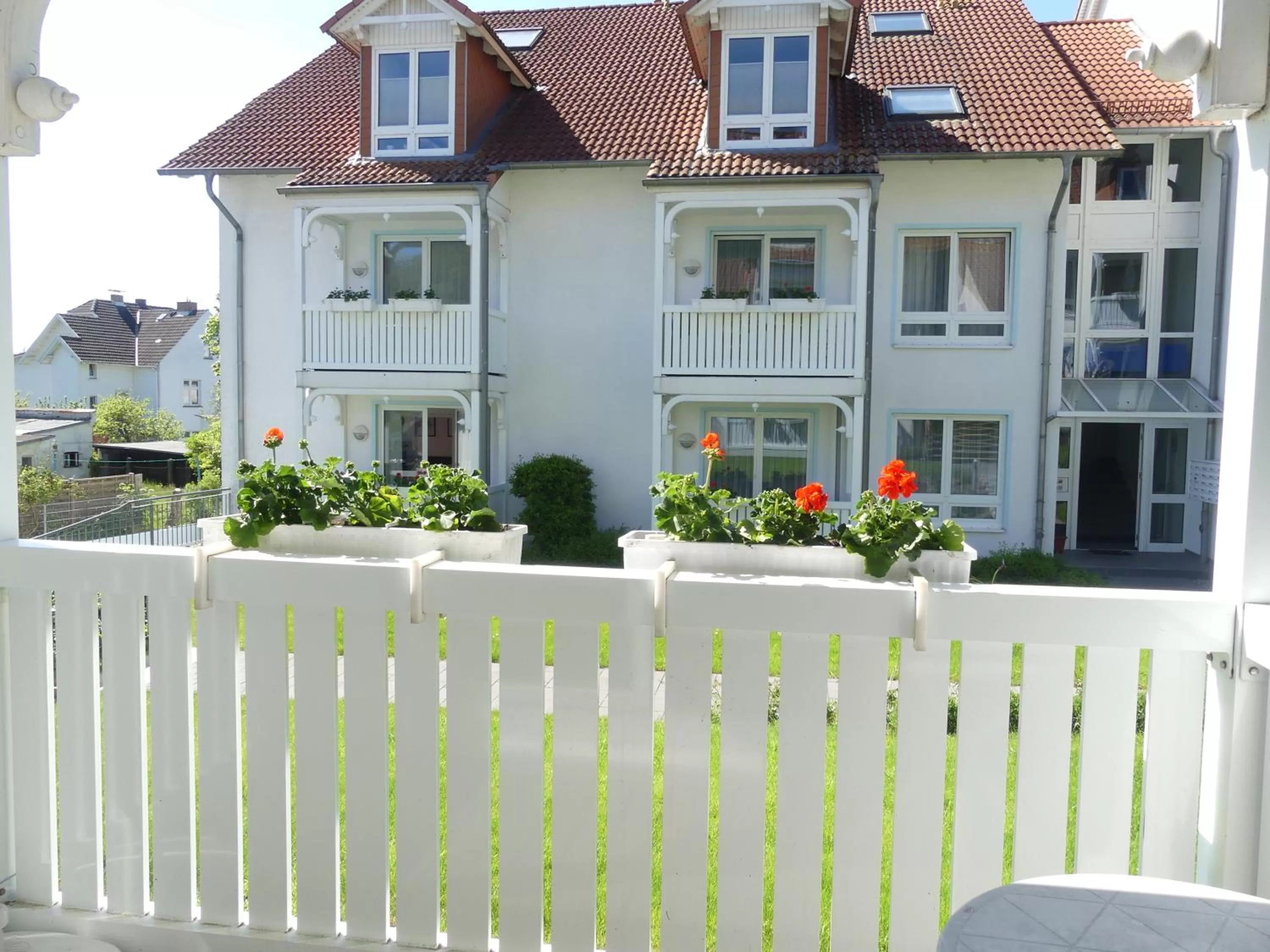 Balcony/Terrace, Property Building in Apartmenthaus Binzer Sterne