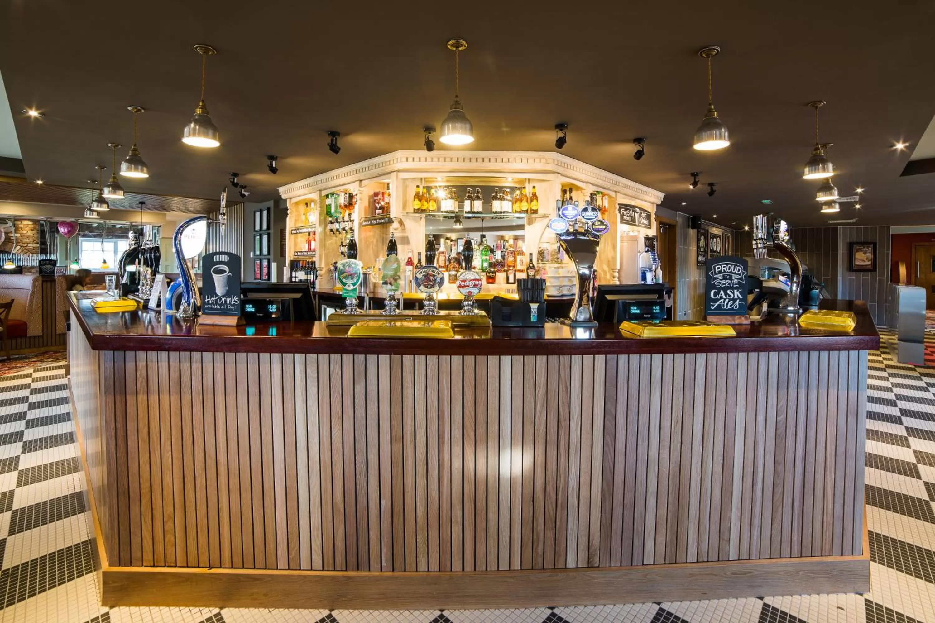 Lounge or bar in Red Squirrel, Stevenston by Marston's Inns