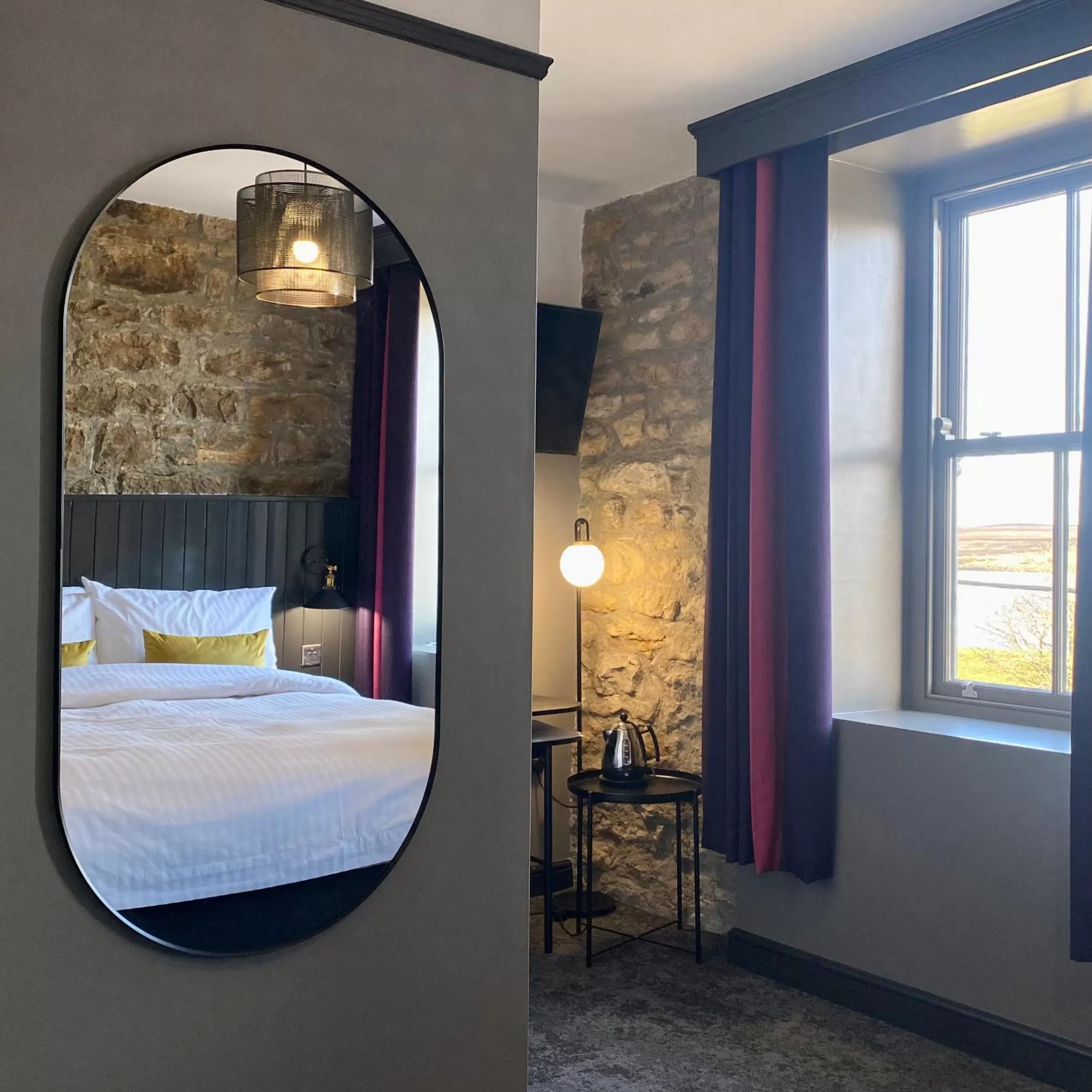 Bed in The Jack and Jill Coaching Inn