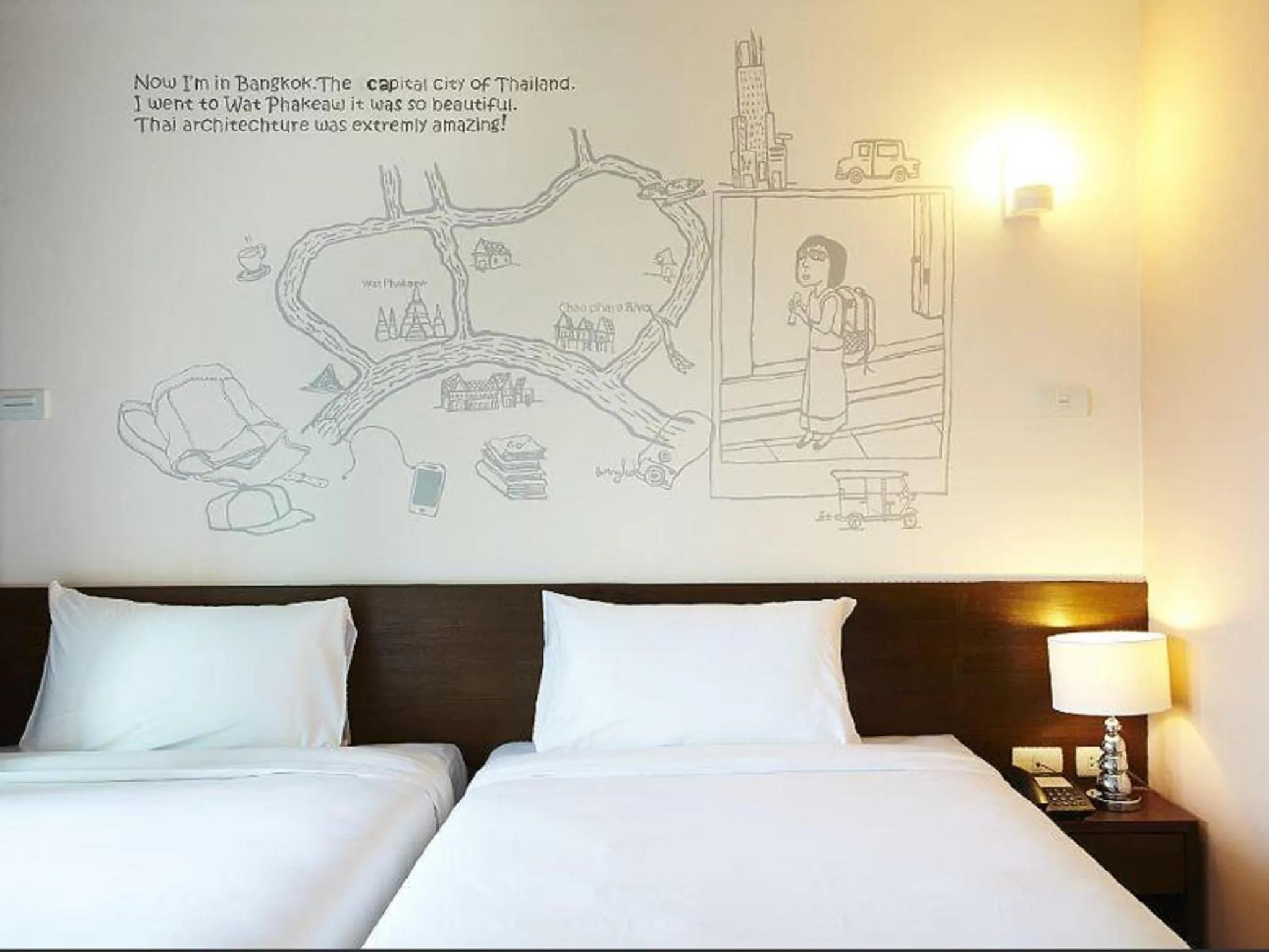 Bed in Loft77 Sukhumvit Bangkok