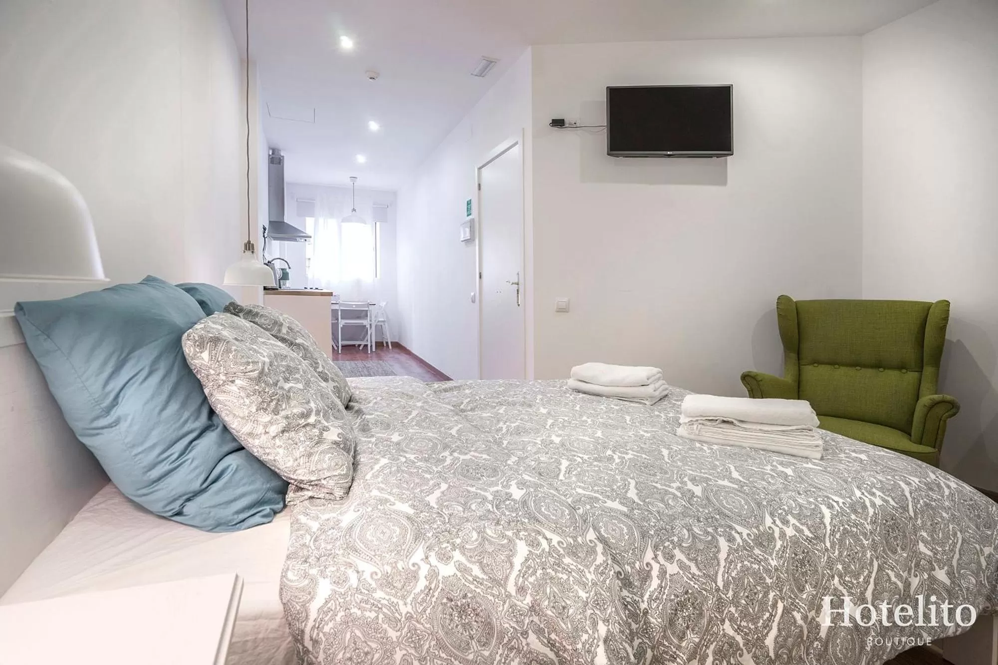 Bed in Hotelito Boutique Camp Nou