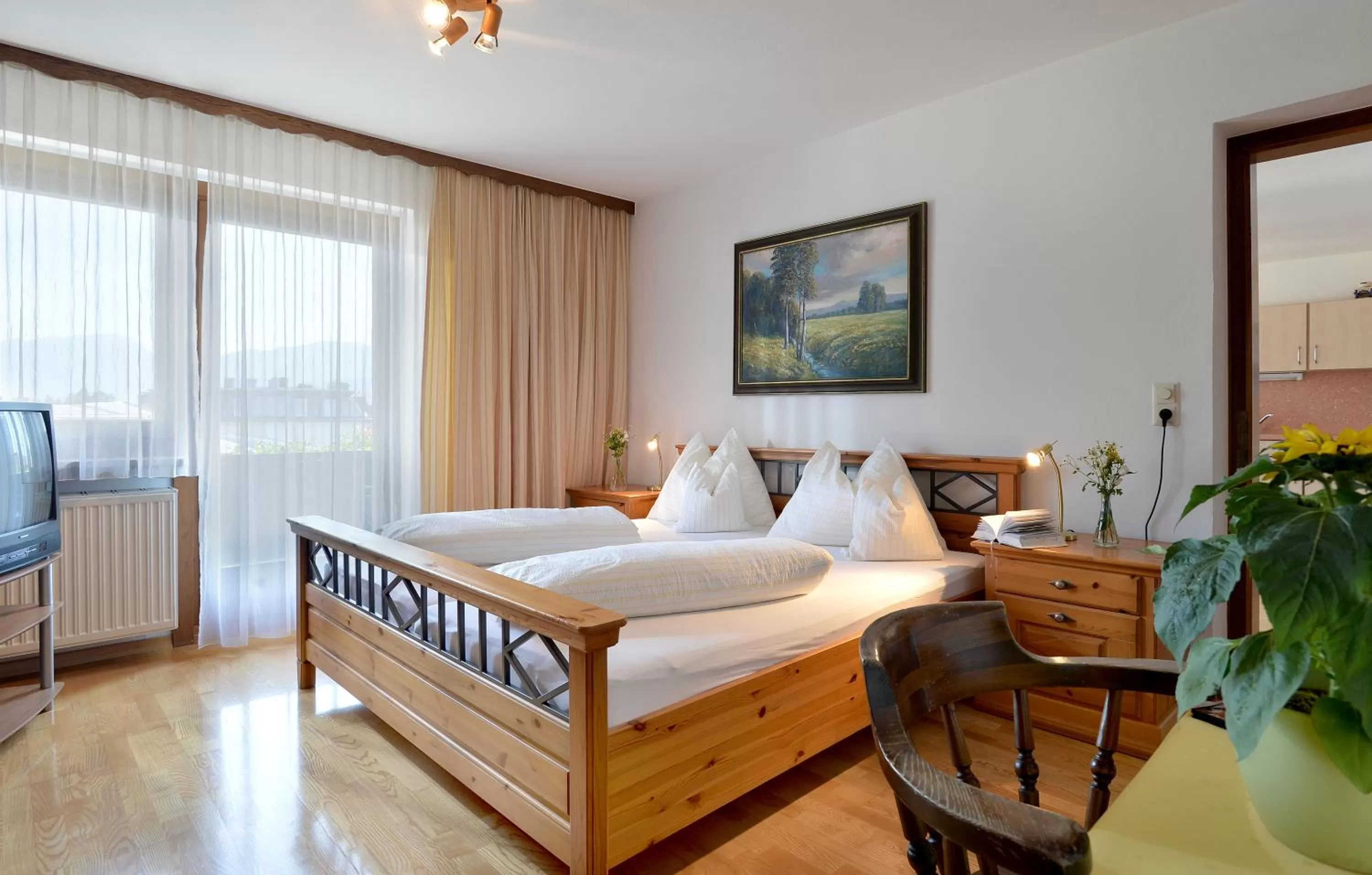 Bedroom, Bed in Hotel Theresia Garni