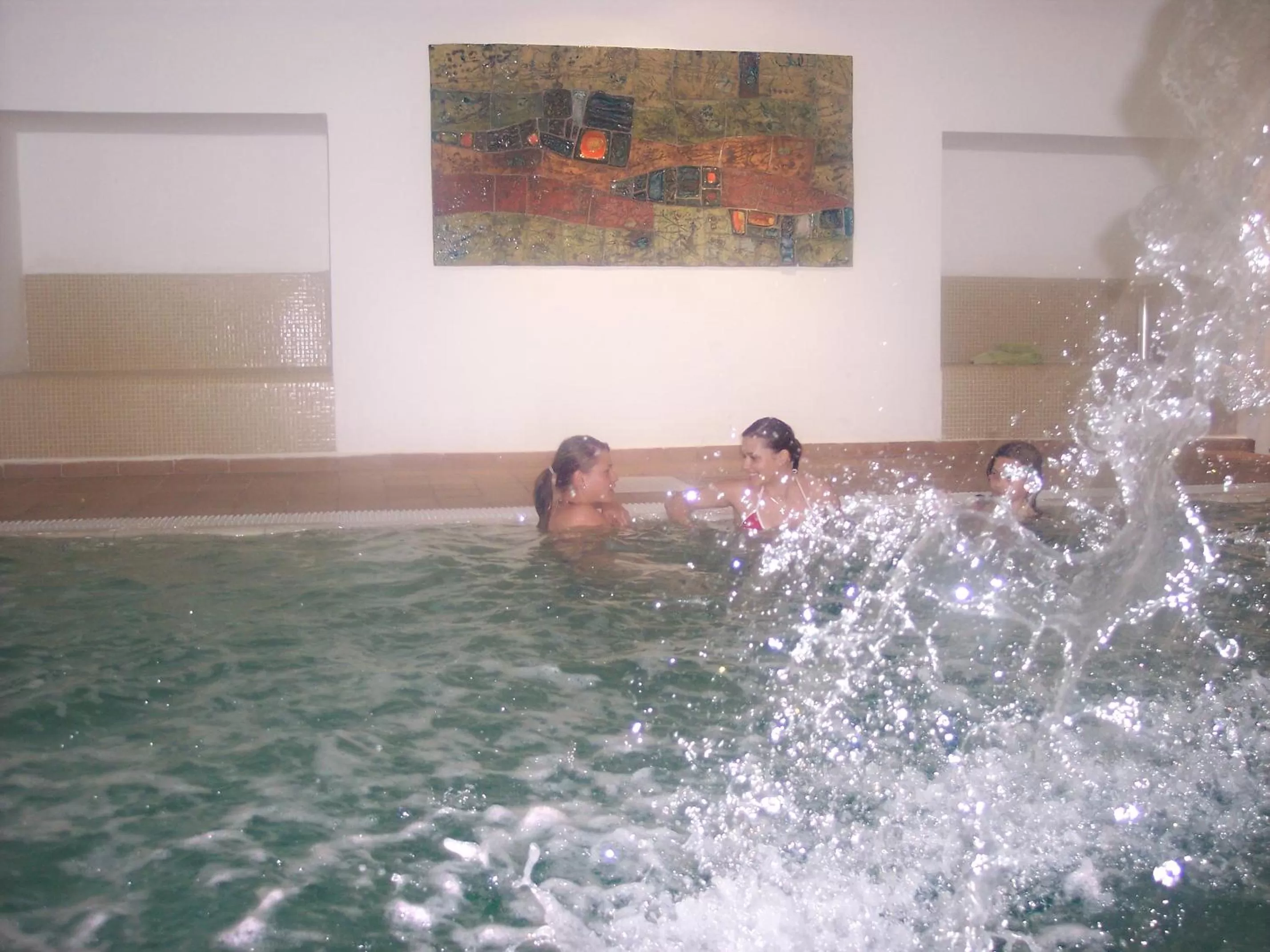 Swimming pool in Wellness Hotel Central