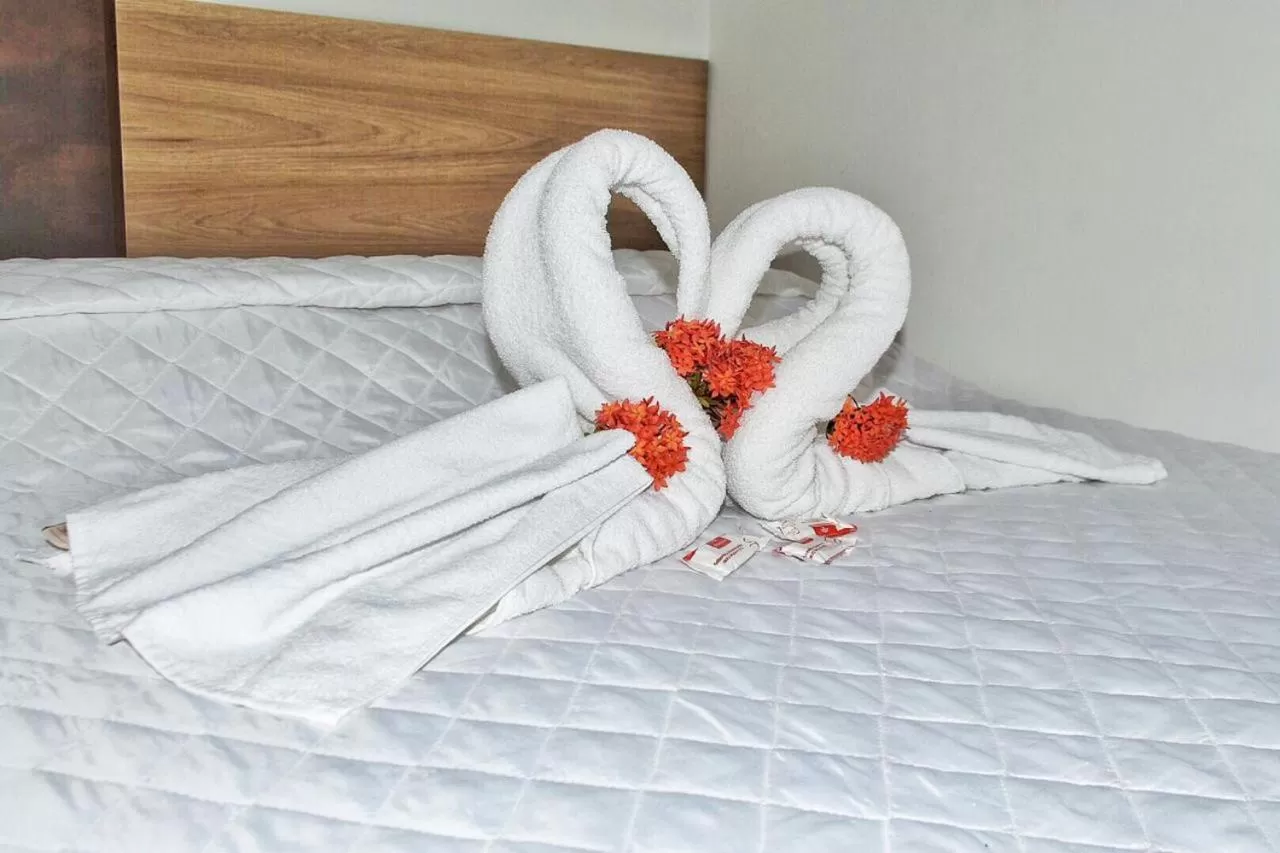 Bed in Pousada Viva Maragogi