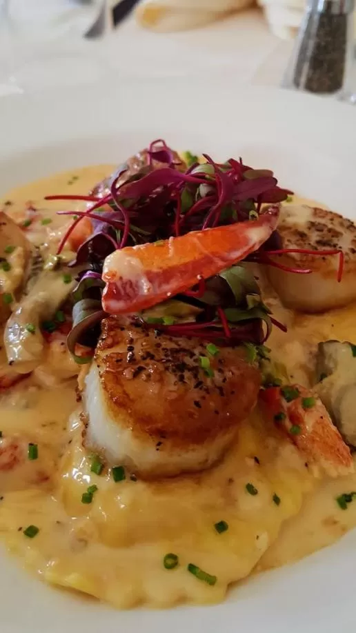 Food close-up in The Old Lyme Inn