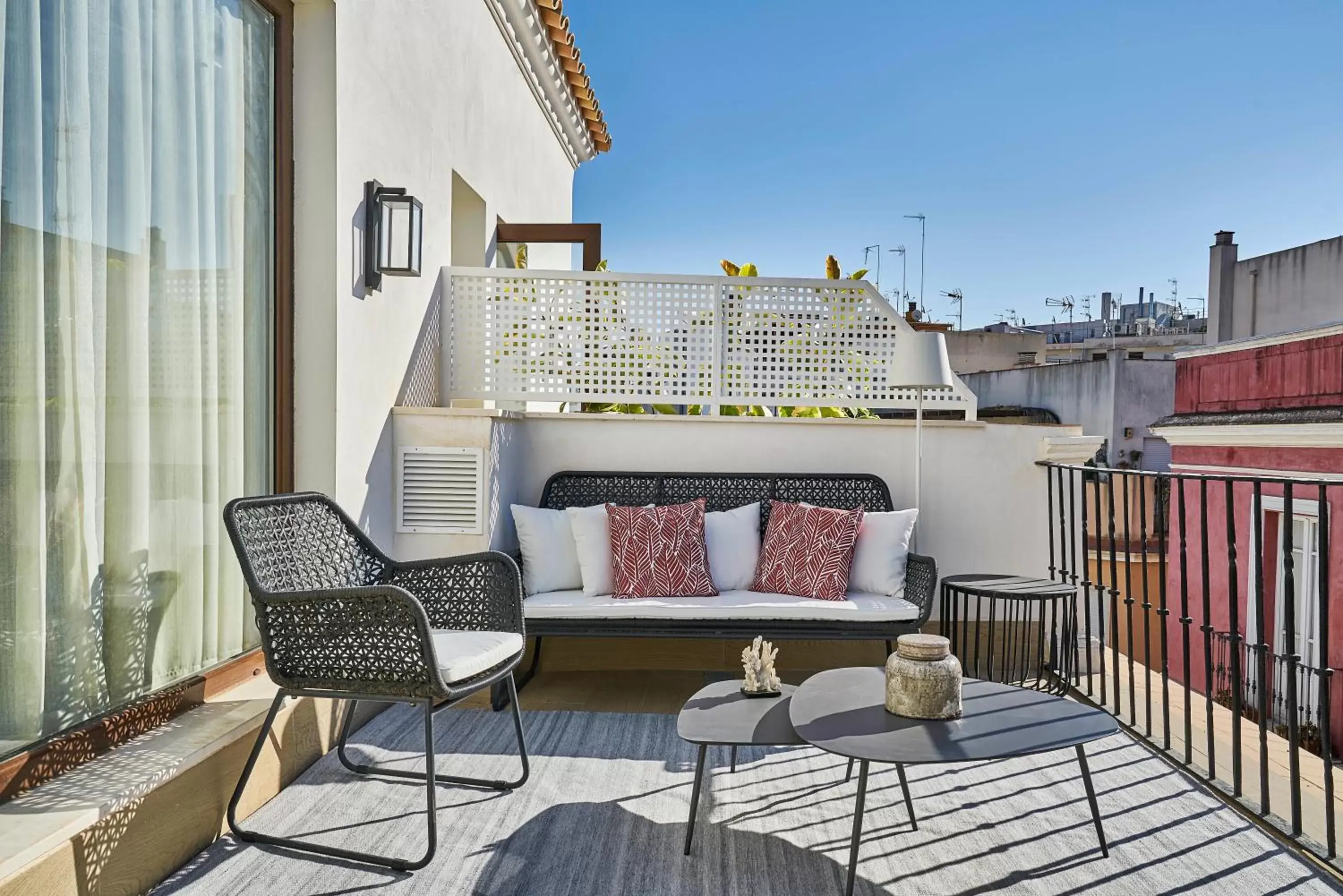 Junior Suite with Terrace in Vincci Molviedro Suites Apartments Junior Suite with Terrace in Vincci Molviedro Suites Apartments