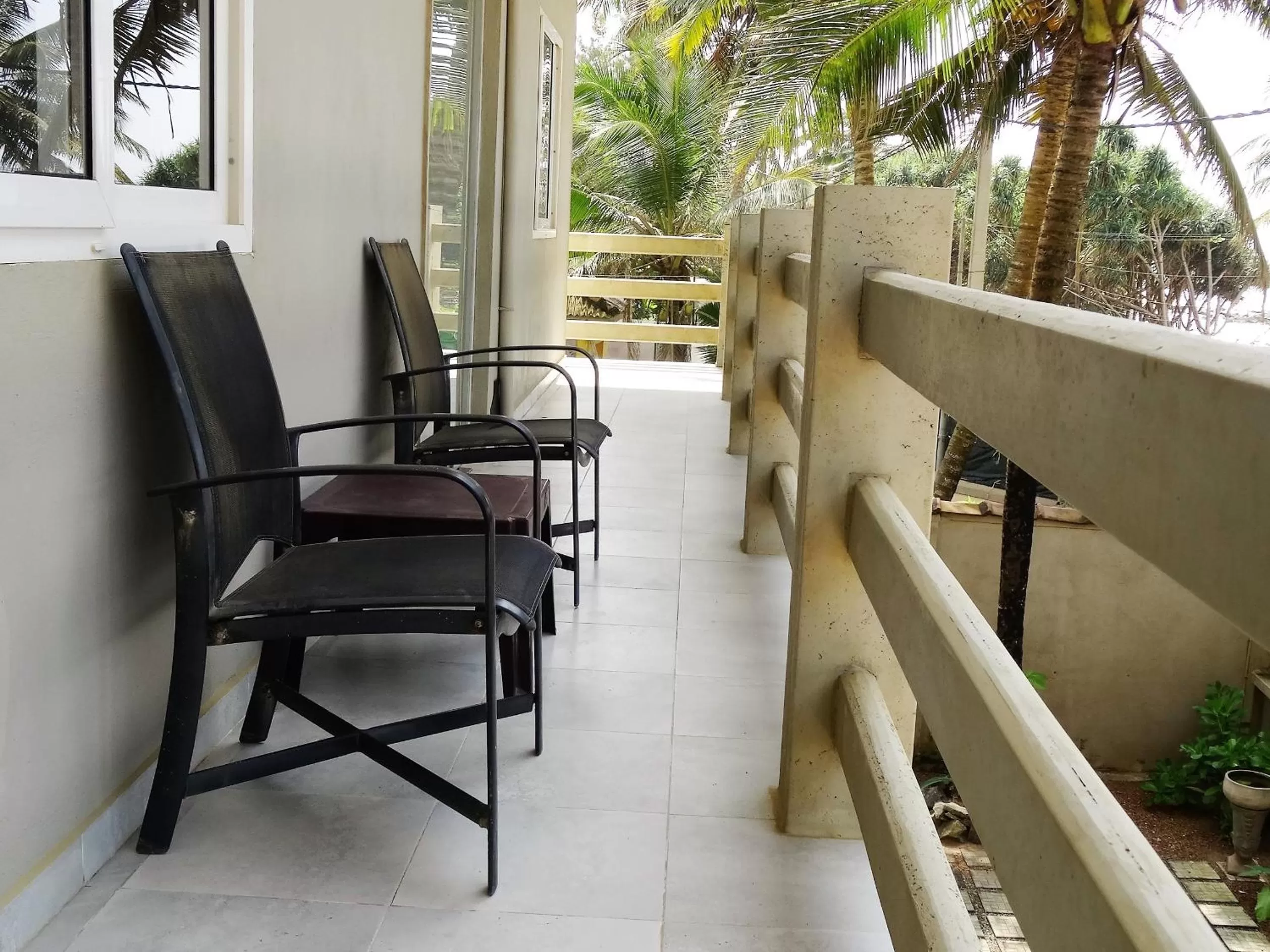 Balcony/Terrace in Amssler Beach Stay