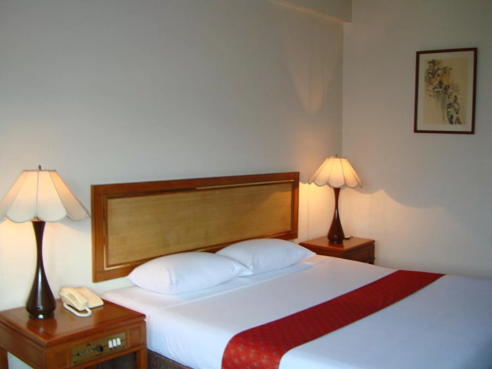 Bed in Chiang Mai Phucome Hotel