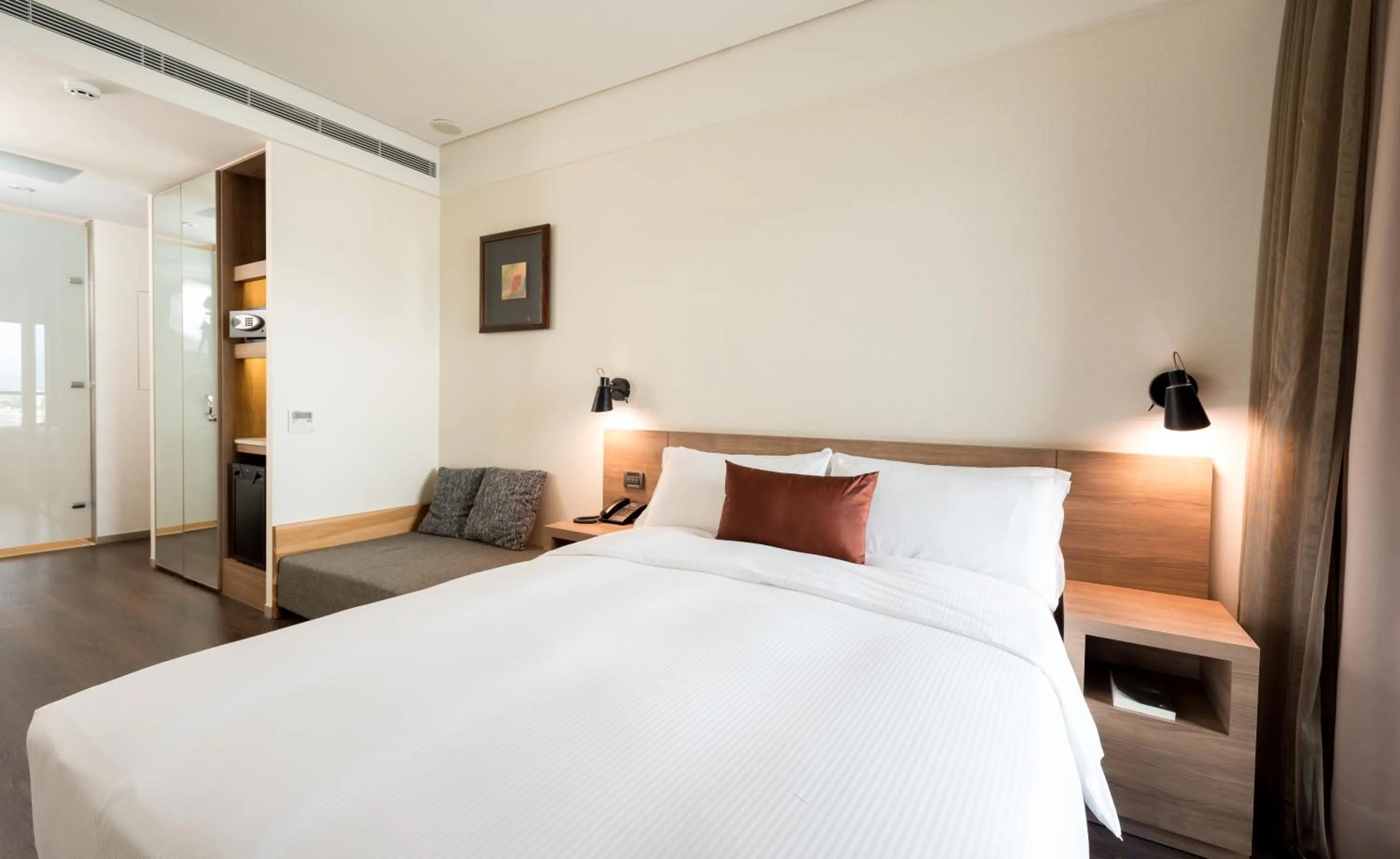 Bedroom, Bed in Just Sleep Hualien ZhongZheng